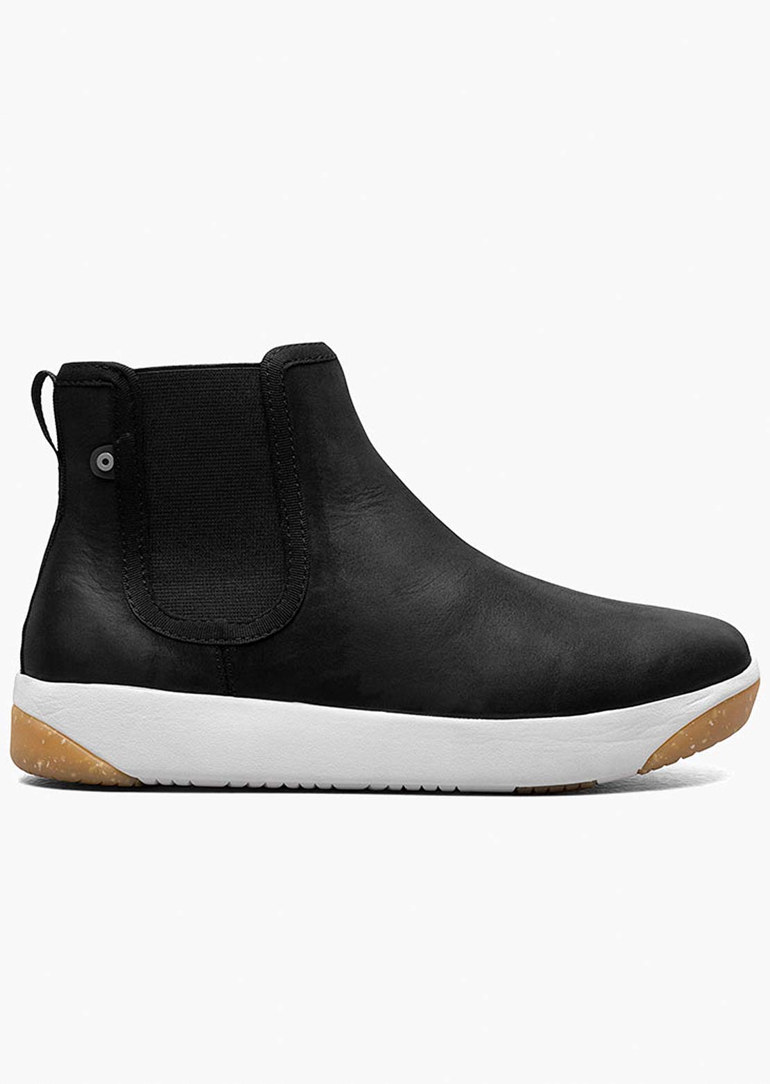 Bogs Women's Kicker Chelsea Leather Boots Black