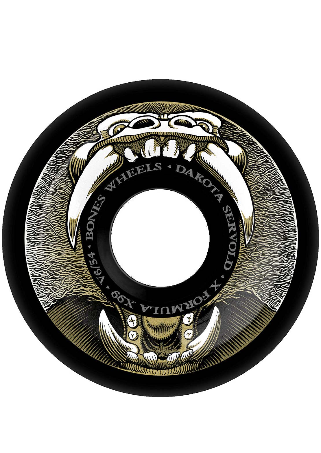 Bones Servold Bamboonatic X-Formula 99A V6 Widecut Skateboard Wheels 