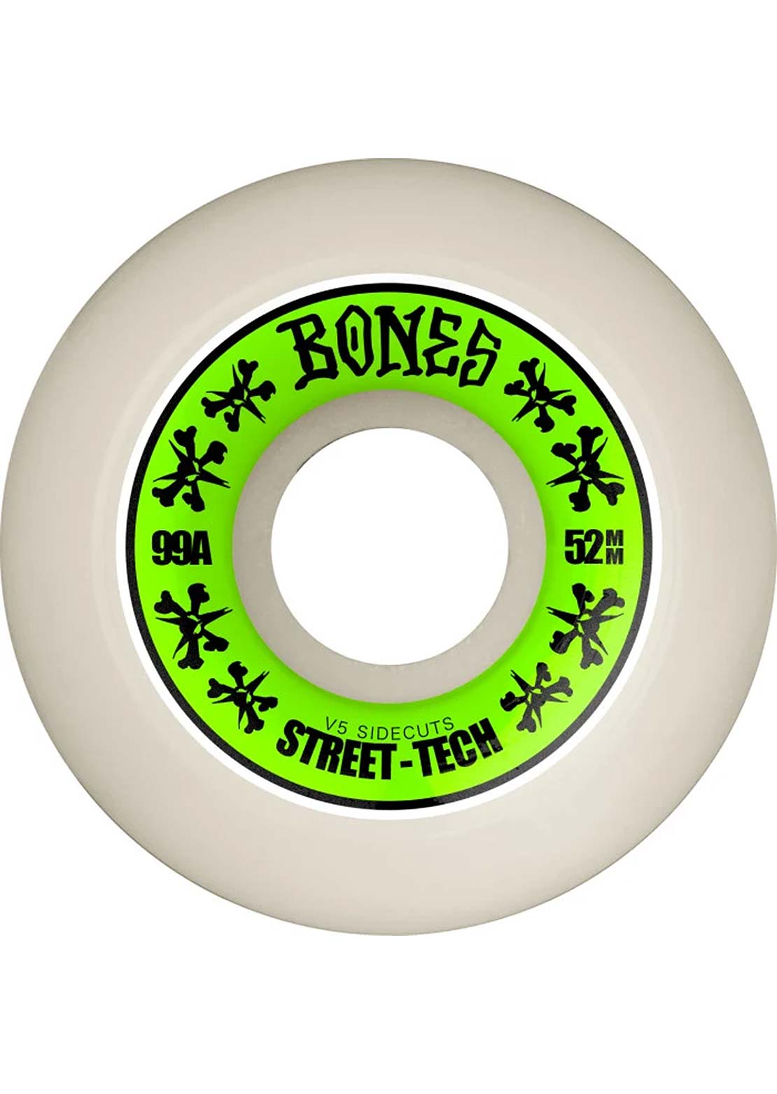Bones STF Sidecuts V5 99A Skateboard Wheels Natural