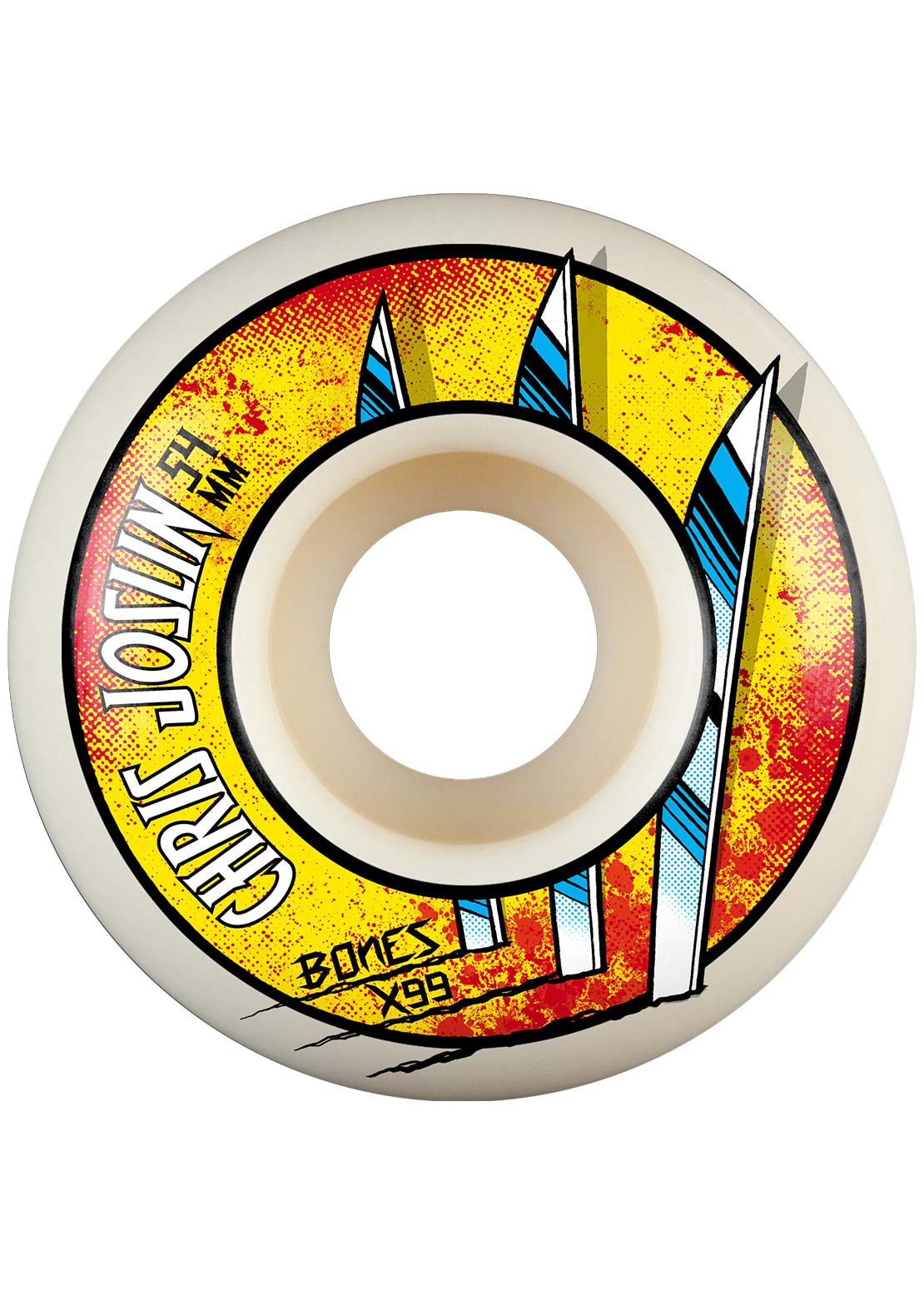 Bones XF Joslin Slice Of Life Standards V1 99A Skateboard Wheels Natural