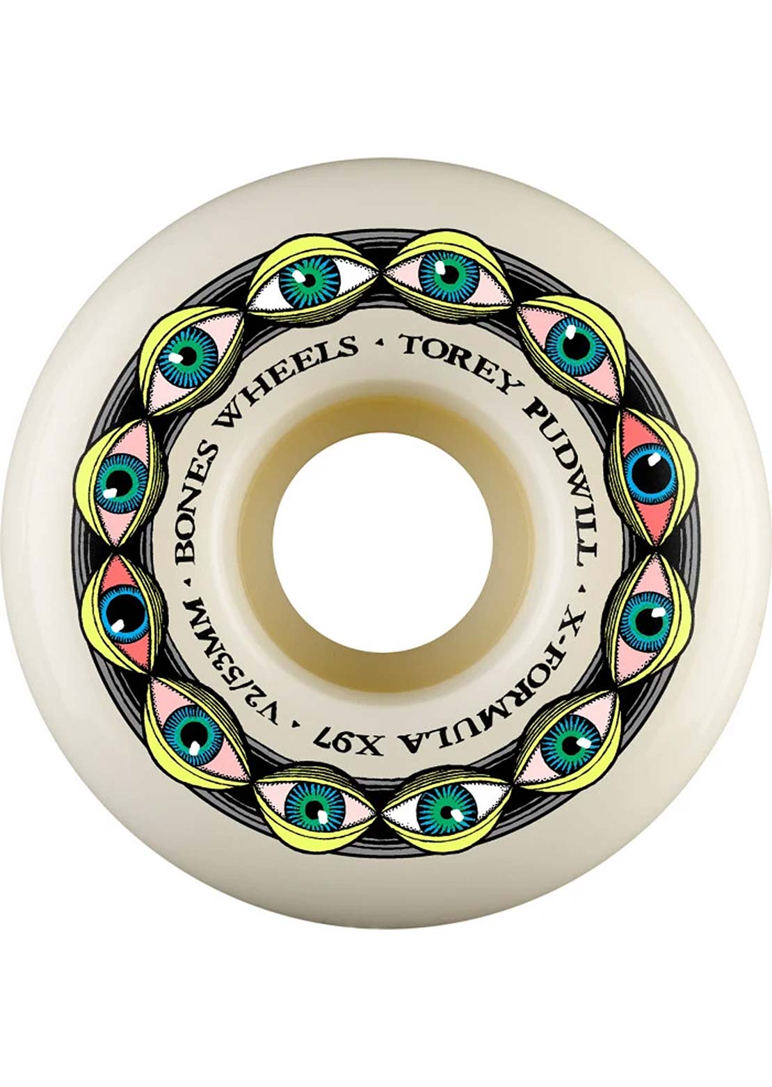 Bones XF Pudwill Frying Eyes V2 Locks 97A Skateboard Wheels
