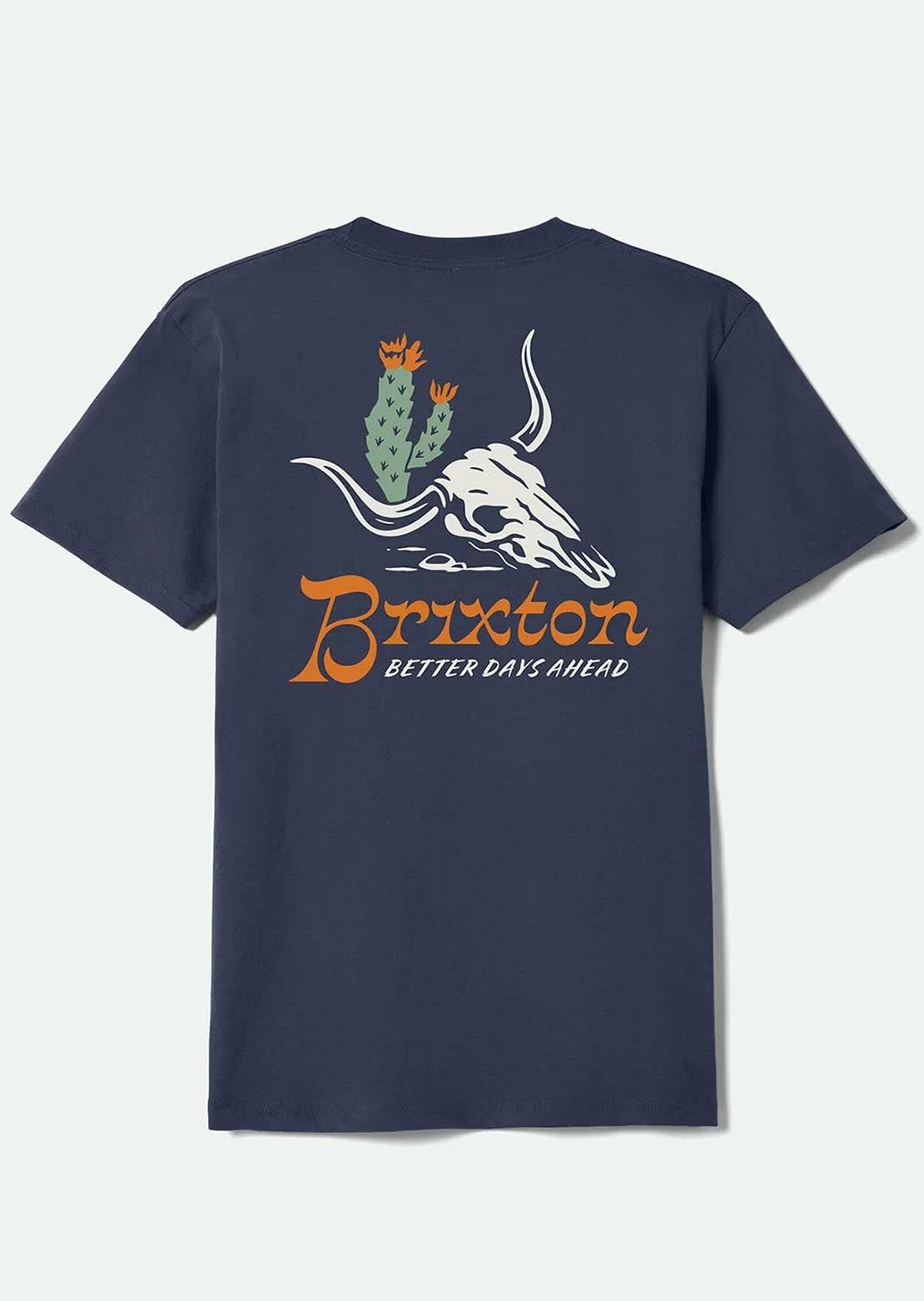 Brixton Men's Barren Standard T-Shirt Navy