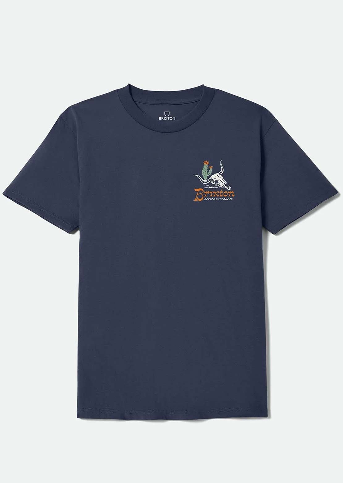 Brixton Men's Barren Standard T-Shirt Navy