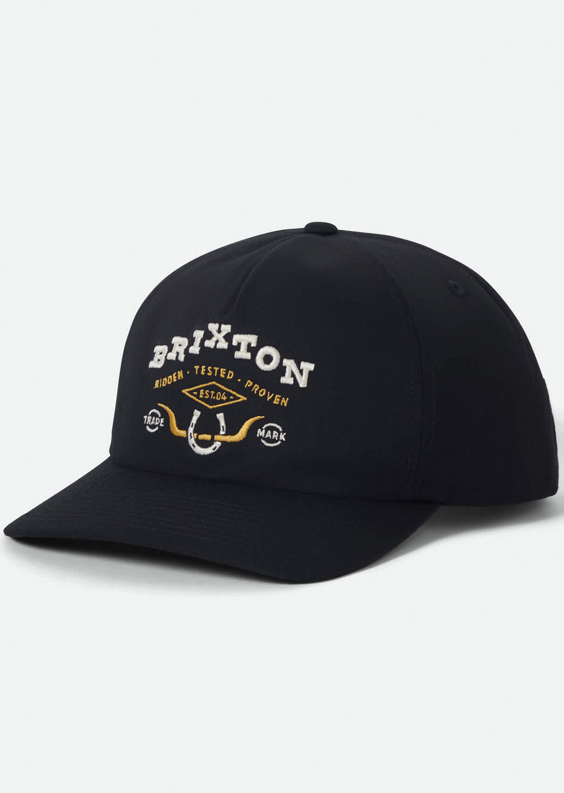 Brixton Men's Beekman MP Snapback Cap Black