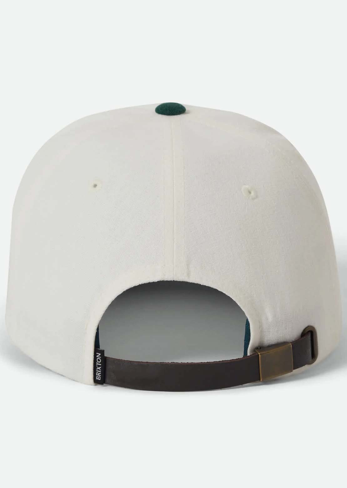 Brixton Men's Big B MP Cap Off White/Primal Green