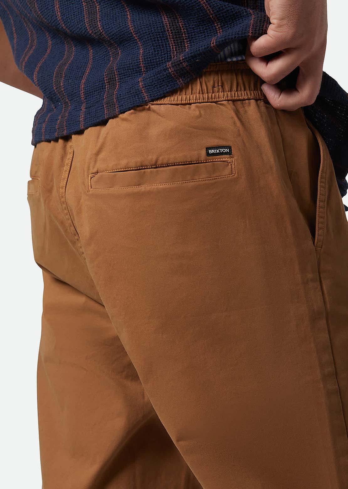Brixton Men's Broadway VW Ewaist Relaxed Pants Washed Copper