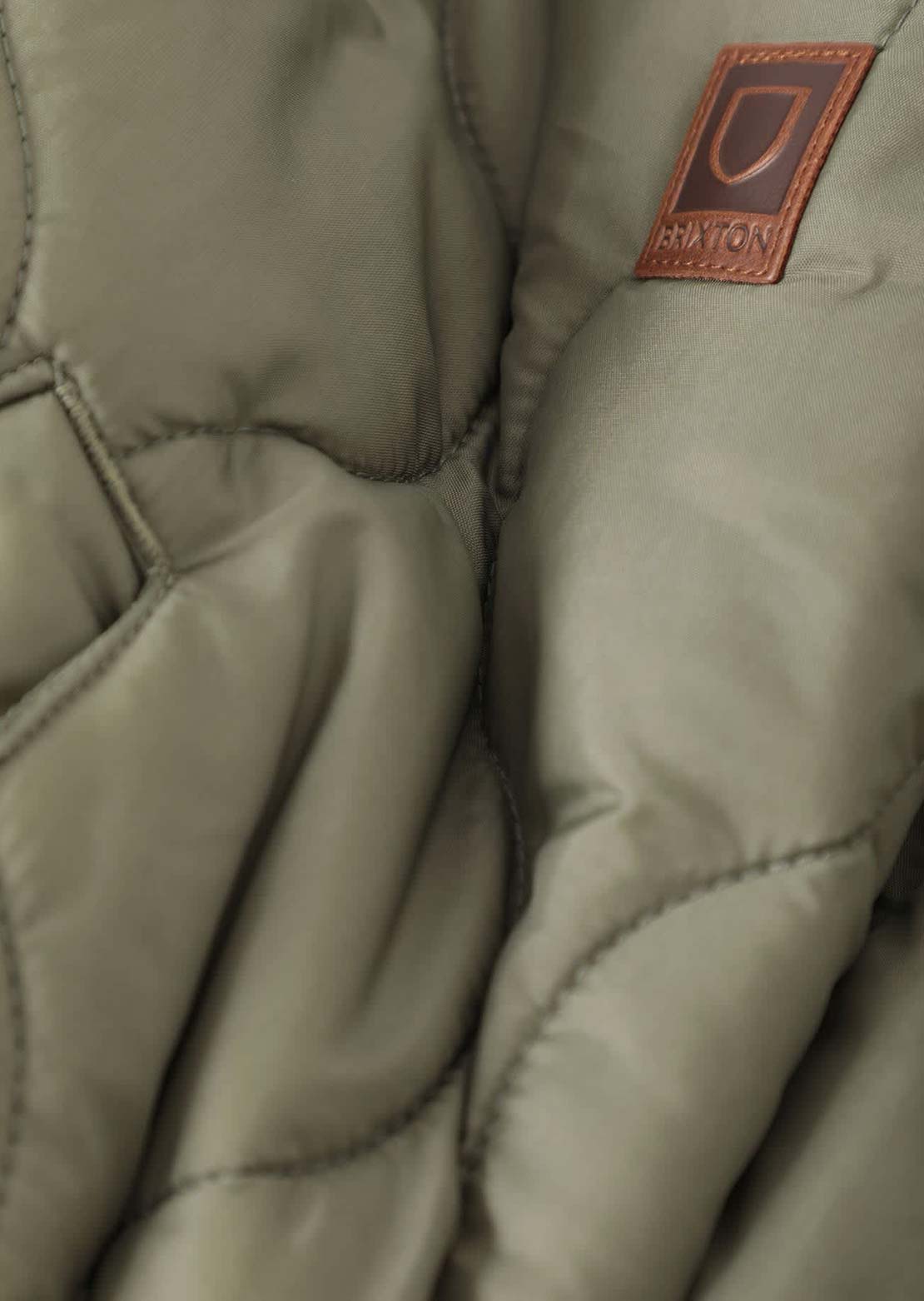 Brixton Men's Builder Abraham Reversible Vest Black/Olive Surplus