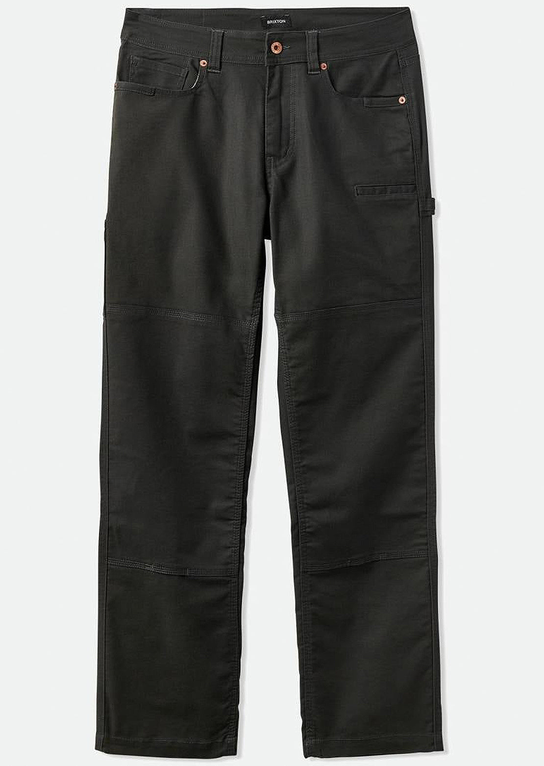 Brixton Men's Builders Carpenter Pants Washed Black