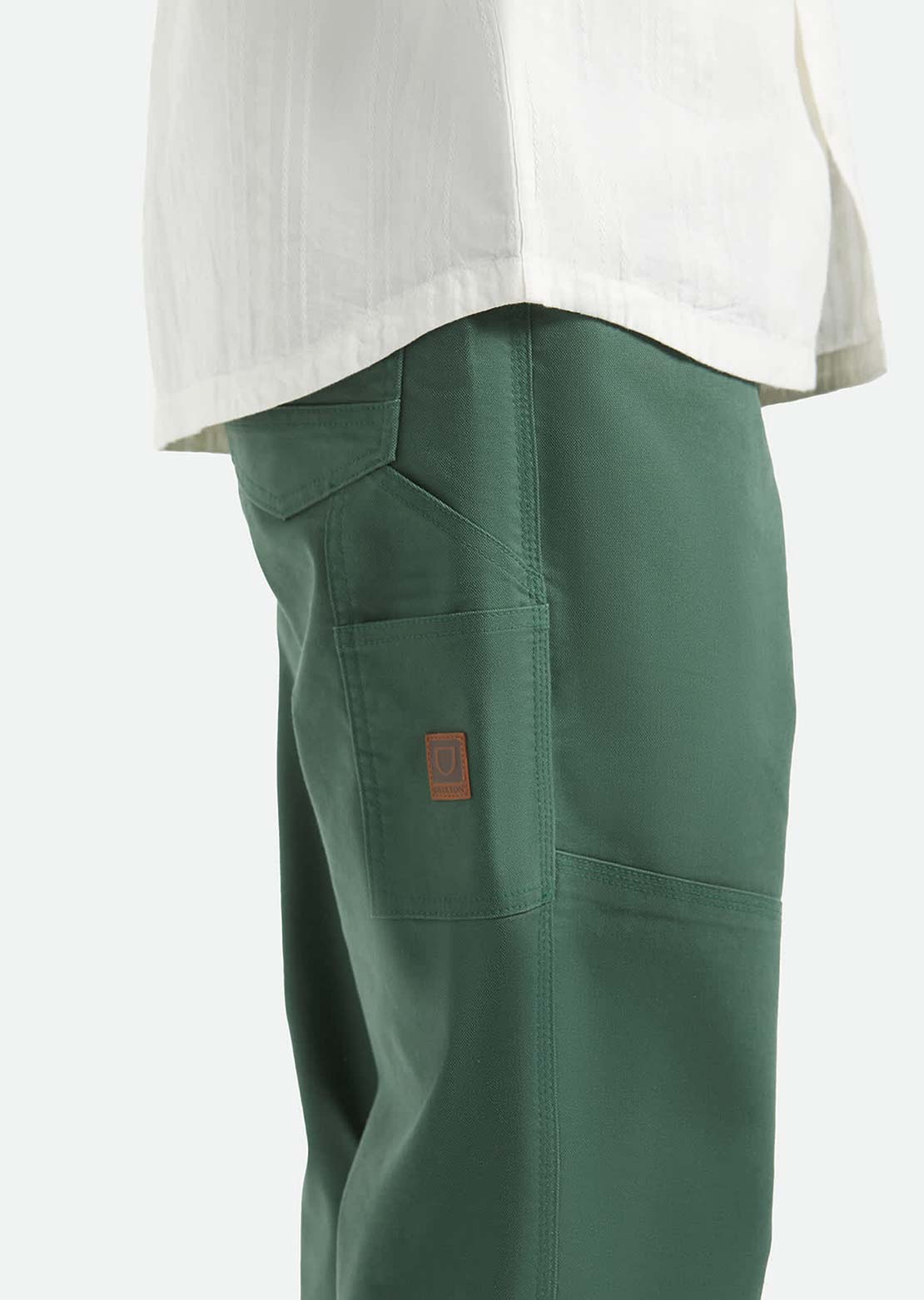 Brixton Men's Builders Carpenter Pants Primary Green