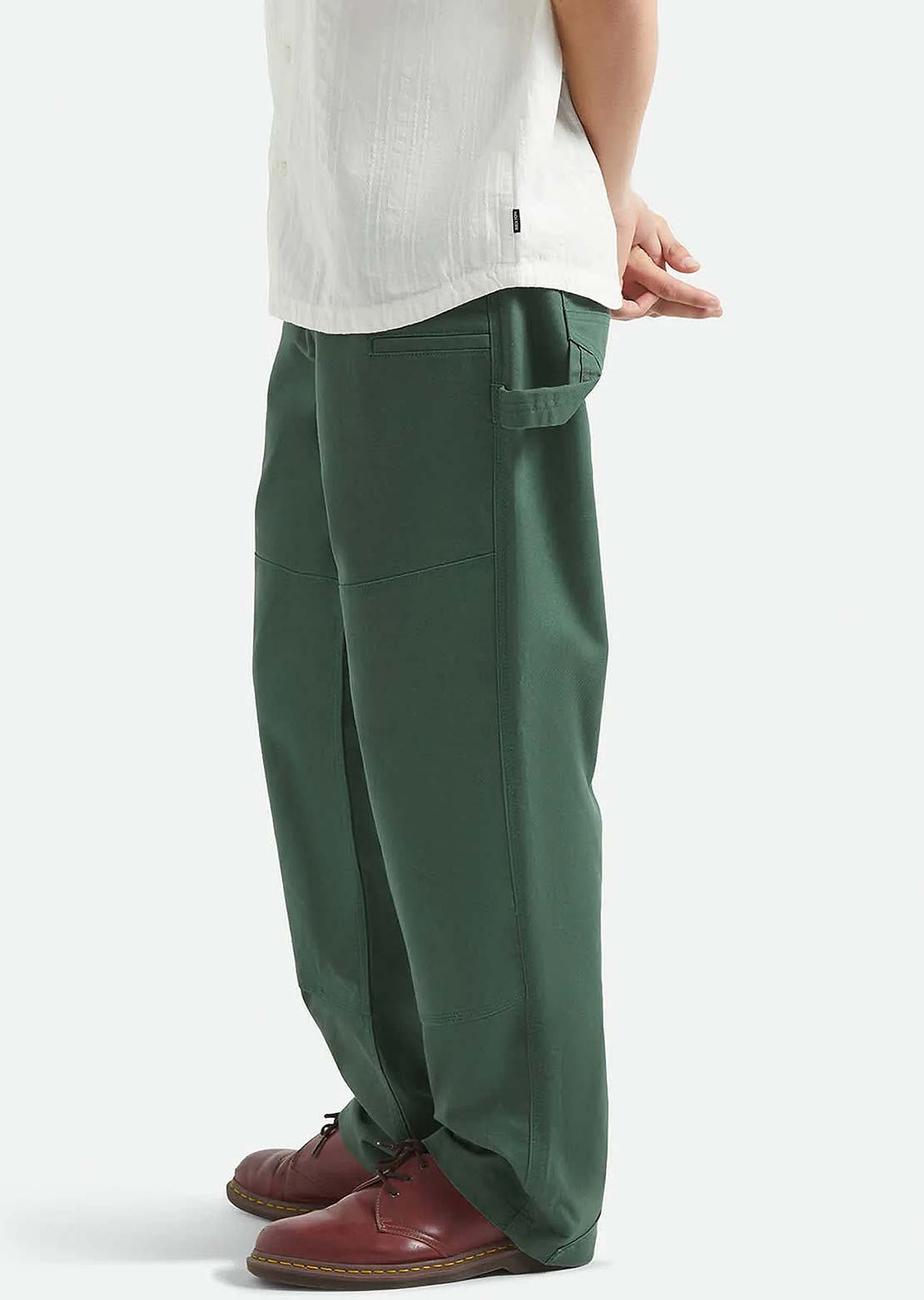 Brixton Men's Builders Carpenter Pants Primary Green