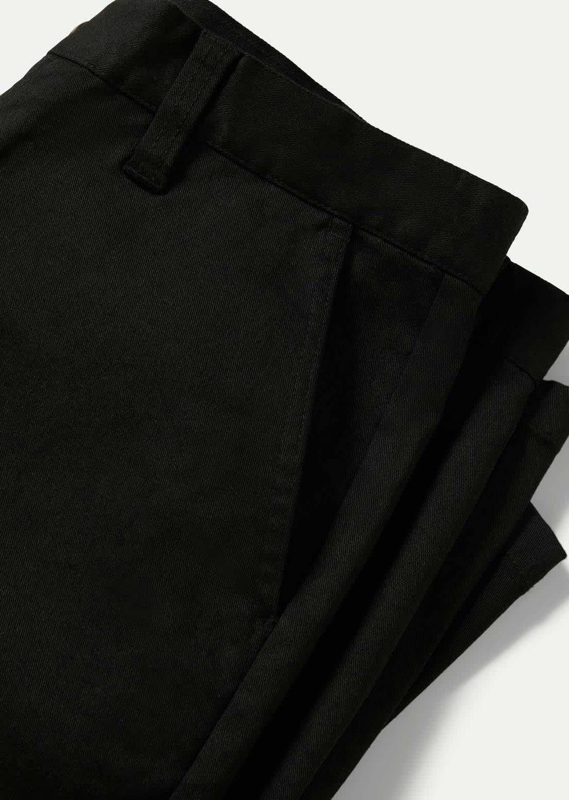 Brixton Men's Choice Chino Baggy Shorts Black