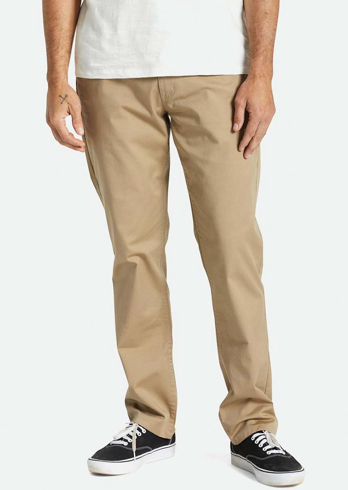 Brixton Men's Choice Chino Regular Pant Khaki