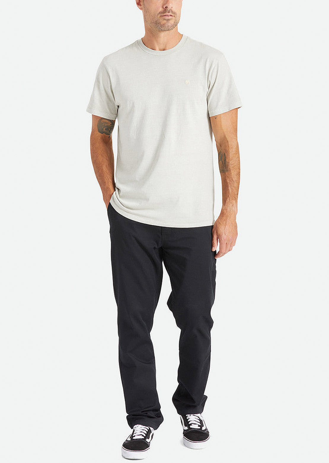 Brixton Men&#39;s Choice Chino Regular Pants Black