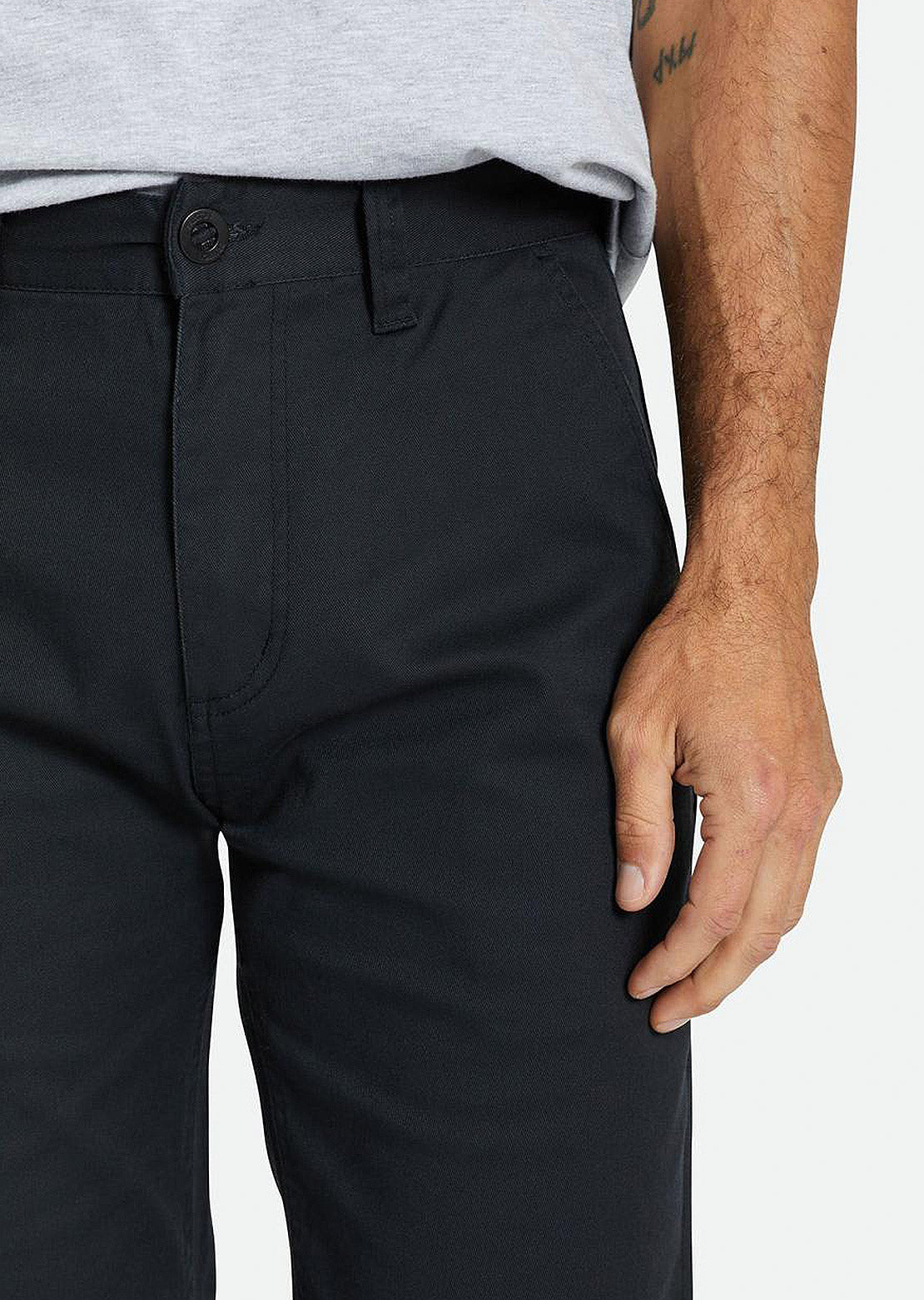 Brixton Men's Choice Chino Slim Pants Black
