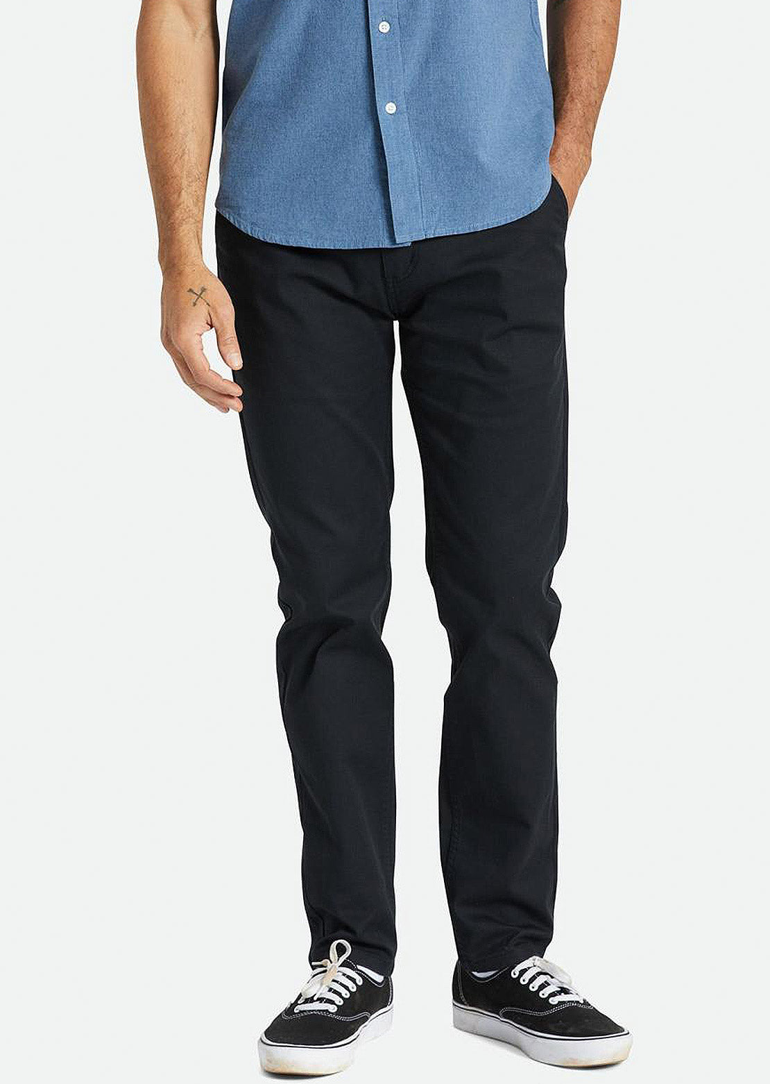 Brixton Men's Choice Chino Slim Pants Black