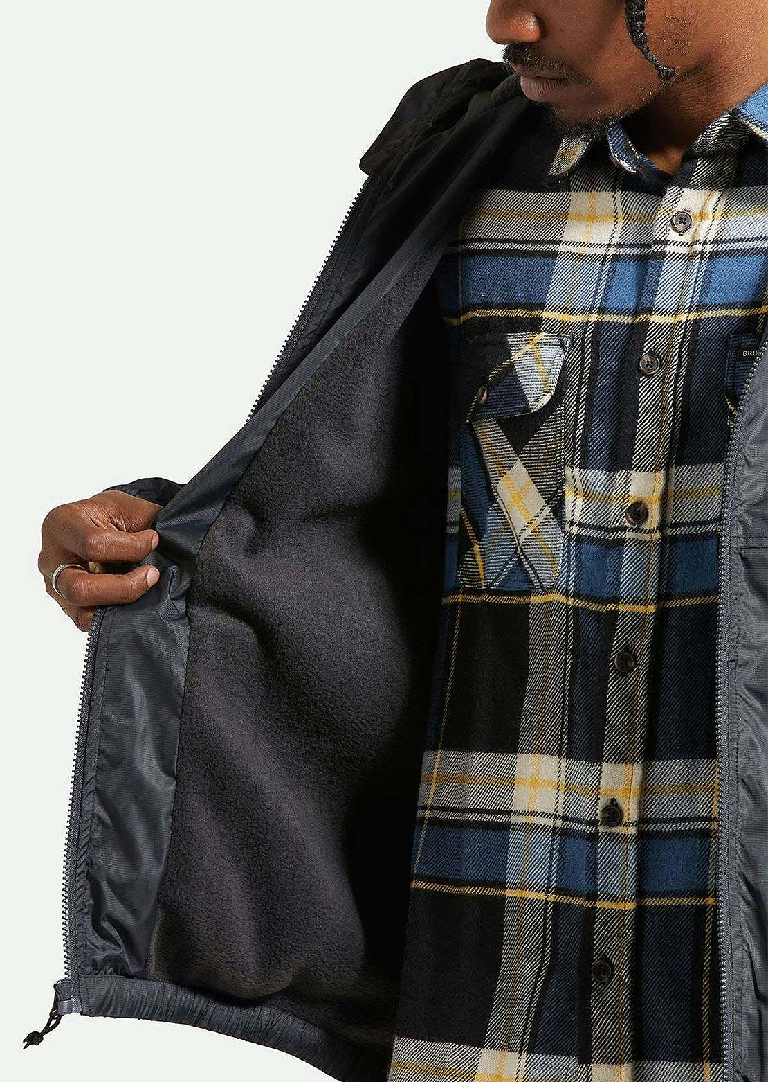 Brixton Men's Claxton Parsons Lined Jacket Black