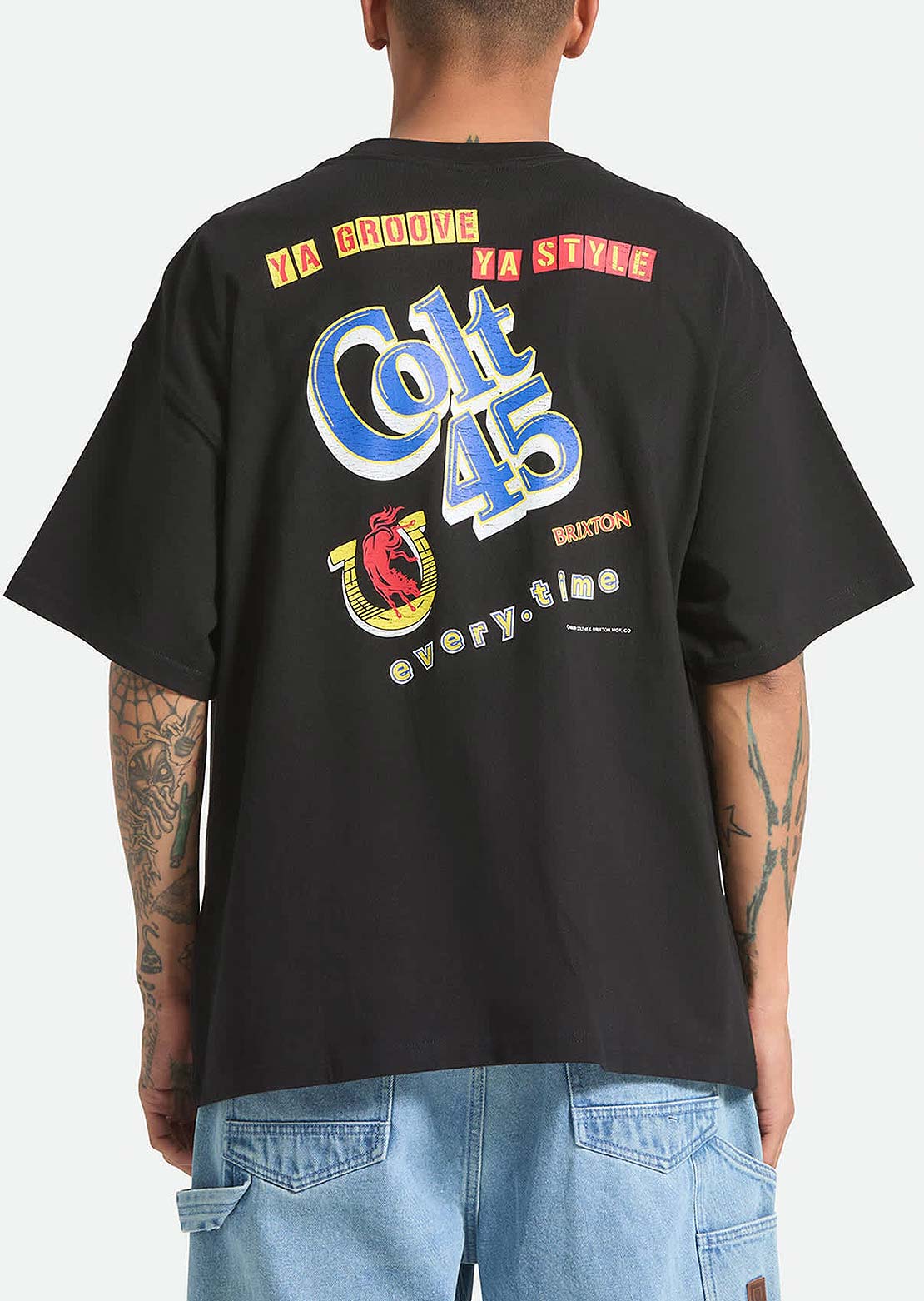 Brixton Men's Colt 45 Everytime Oversize T-Shirt