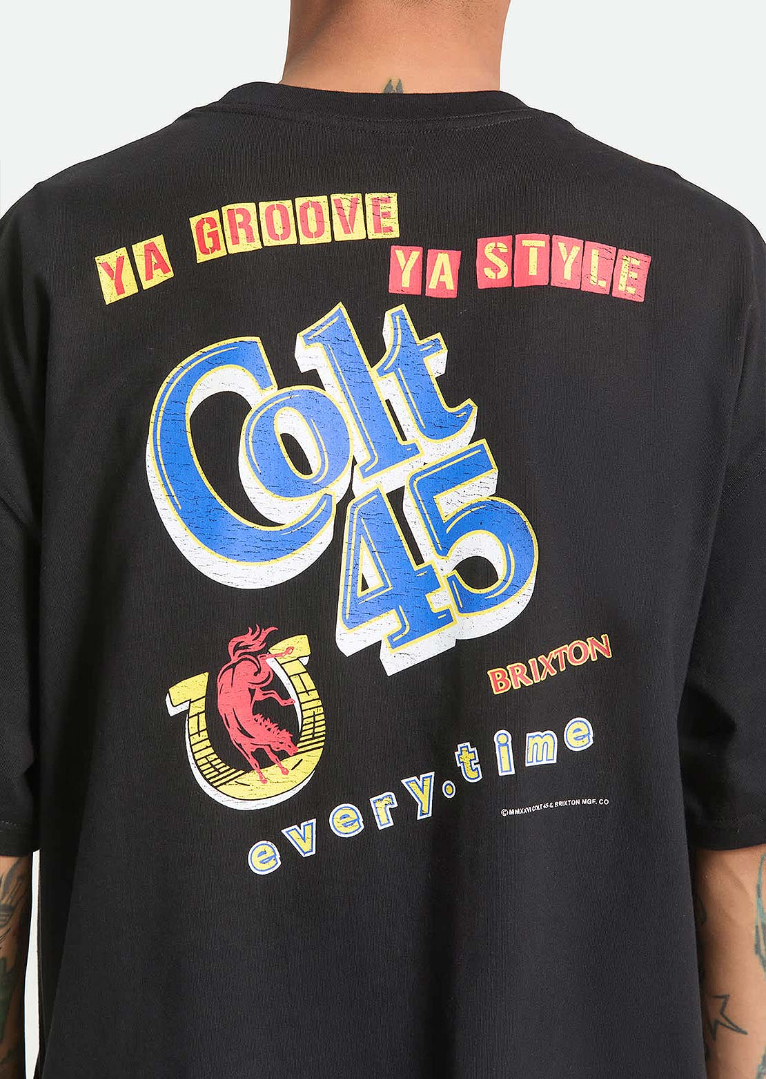 Brixton Men's Colt 45 Everytime Oversize T-Shirt
