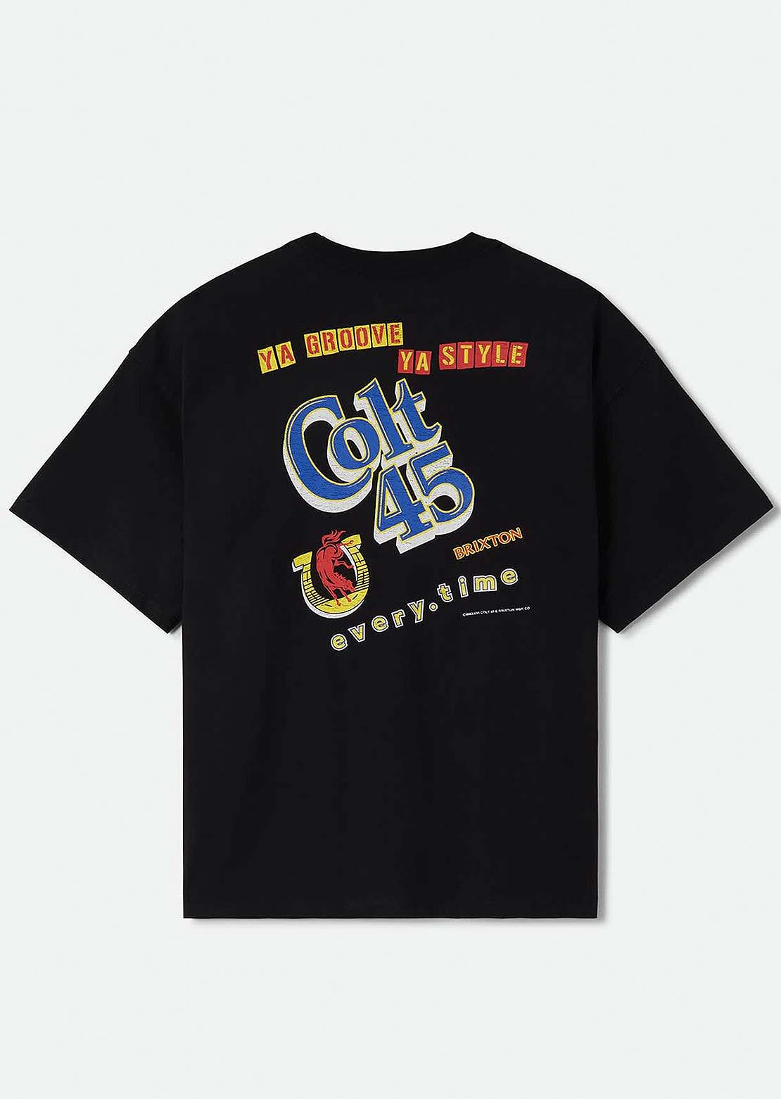 Brixton Men's Colt 45 Everytime Oversize T-Shirt Black