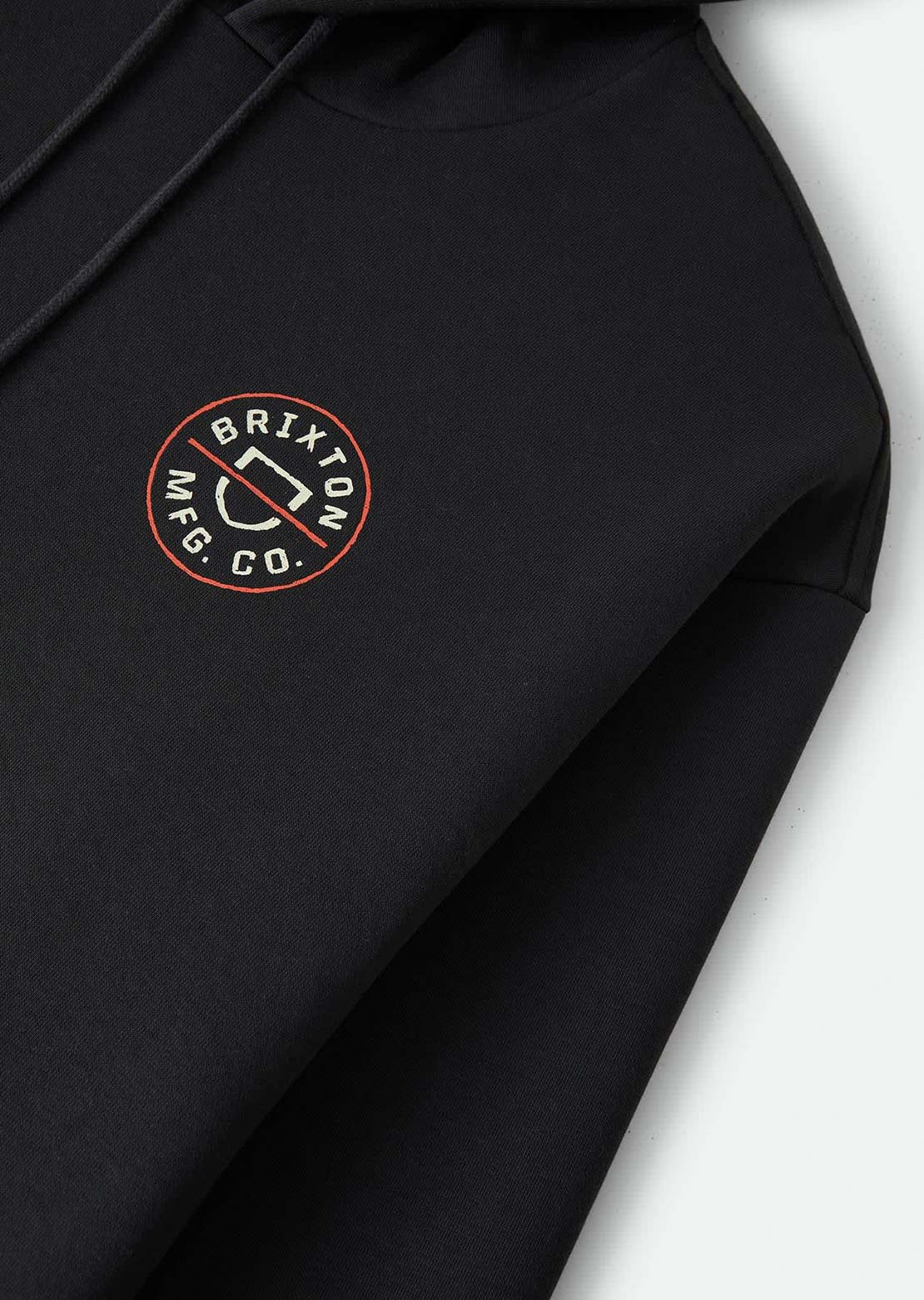 Brixton Men's Crest II Hood Black