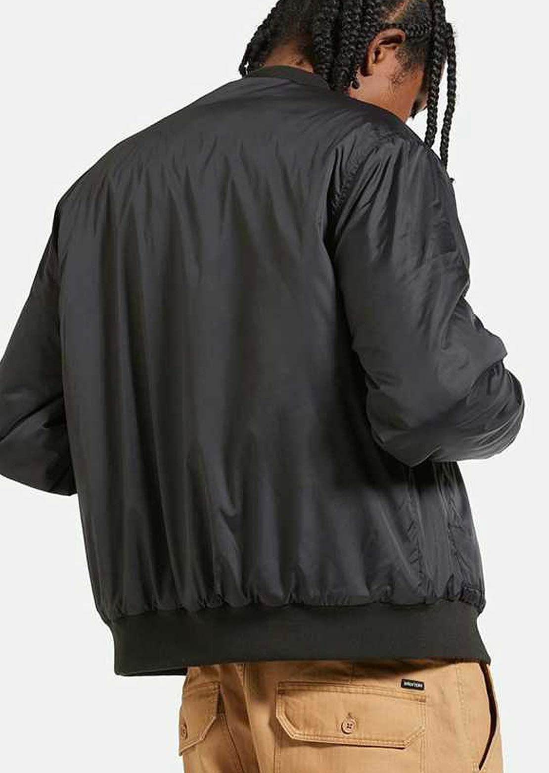Brixton Men's Dillinger Flight Bomber Jacket Black