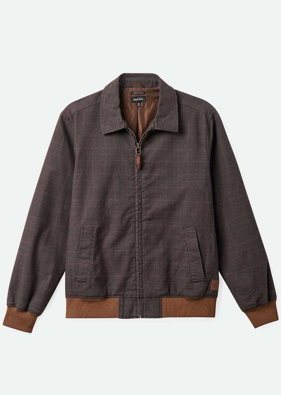 Brixton Men's Dillinger Ht Bomber Jacket Black Houndstooth