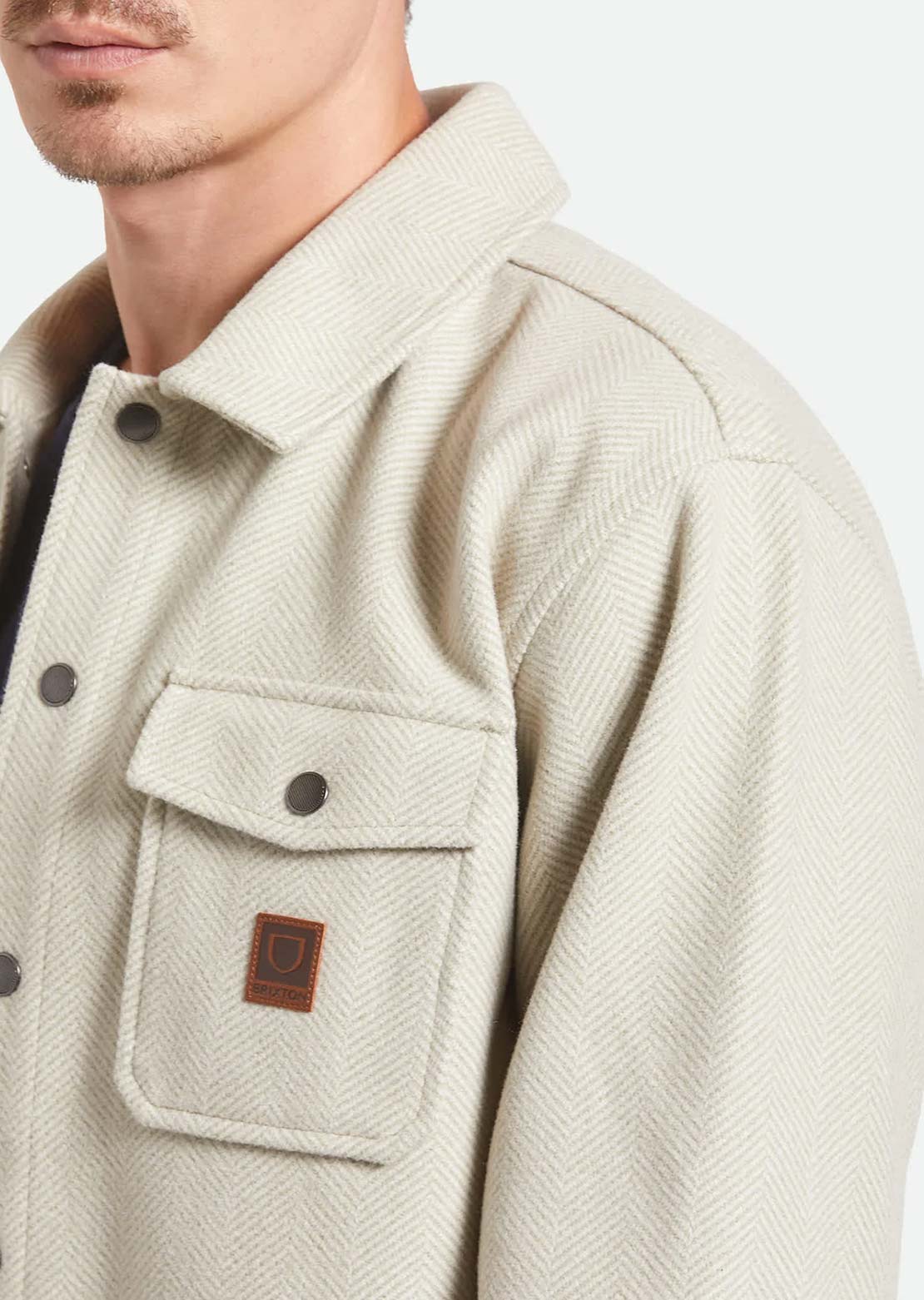 Brixton Men's Durham Brushed Menswear Jacket Brushed Elm
