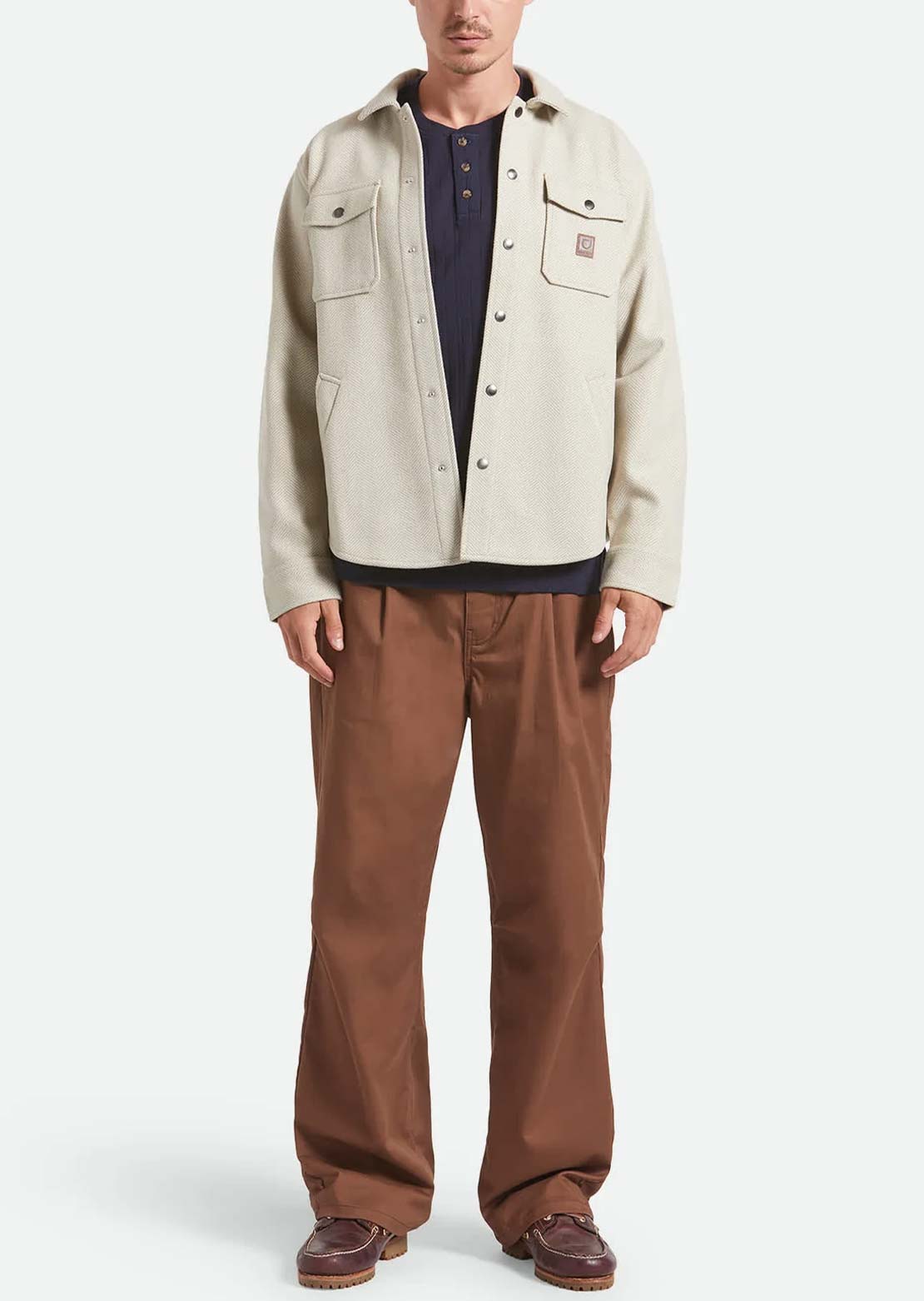 Brixton Men's Durham Brushed Menswear Jacket Brushed Elm