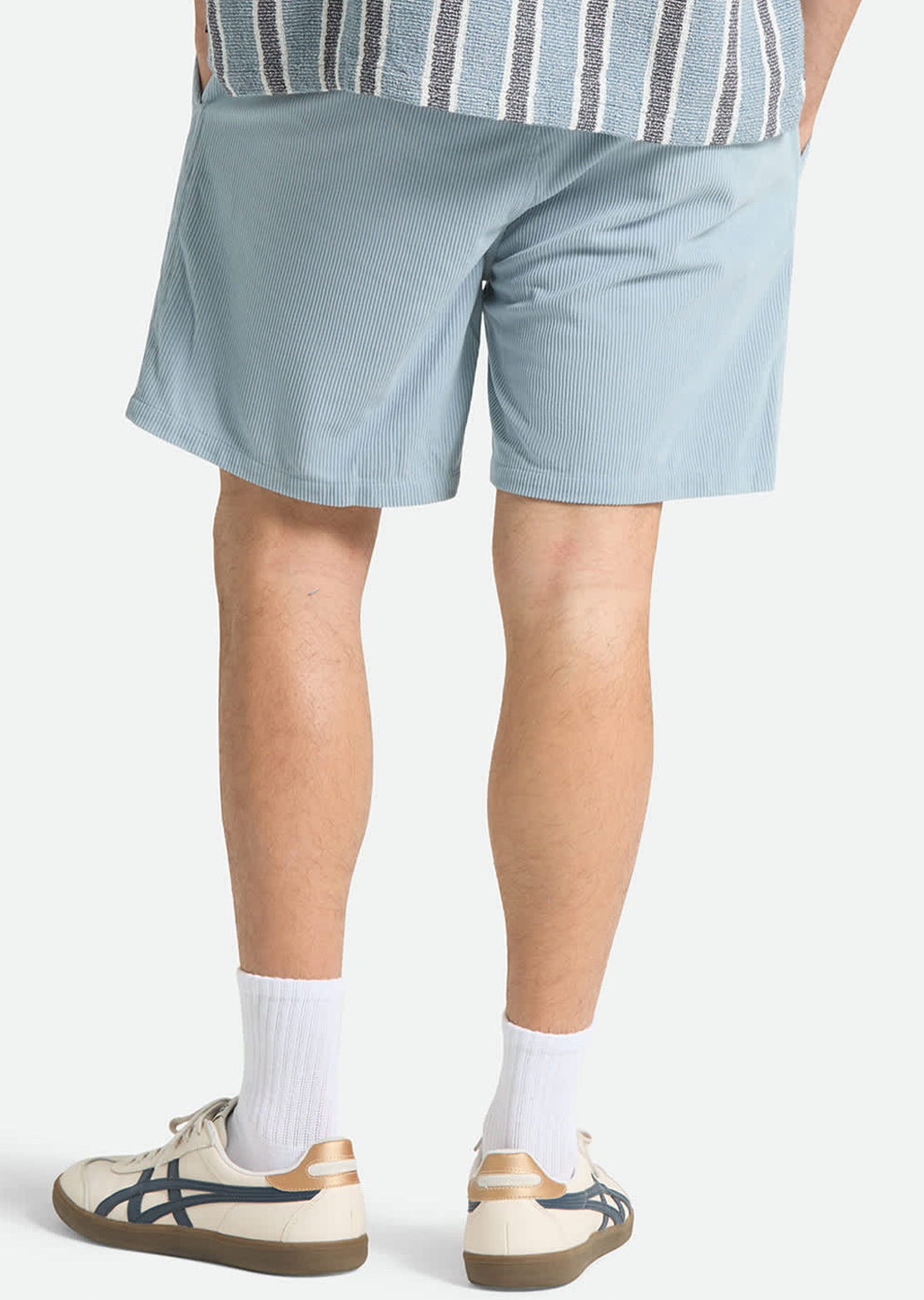 Brixton Men's Everyday Corduroy Shorts Dusty Blue