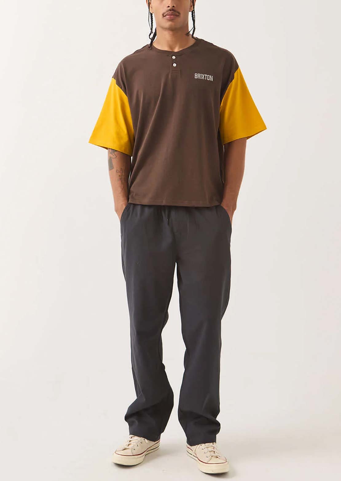Brixton Men's Everyday E-waist Pants