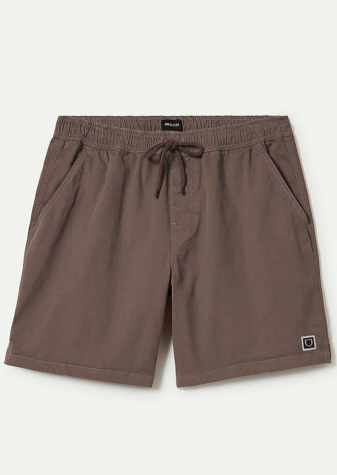 Brixton Men's Everyday Vintage Wash Shorts Chocolate