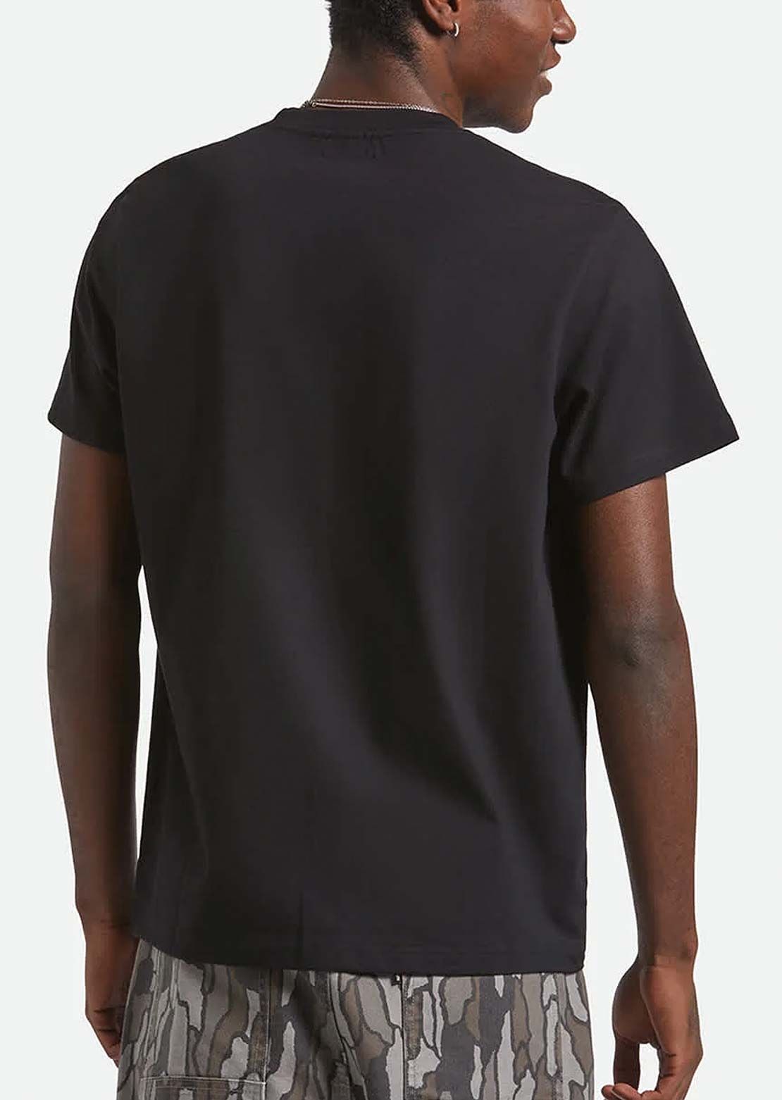 Brixton Men's Global HW Boxy Pocket T-Shirt Black