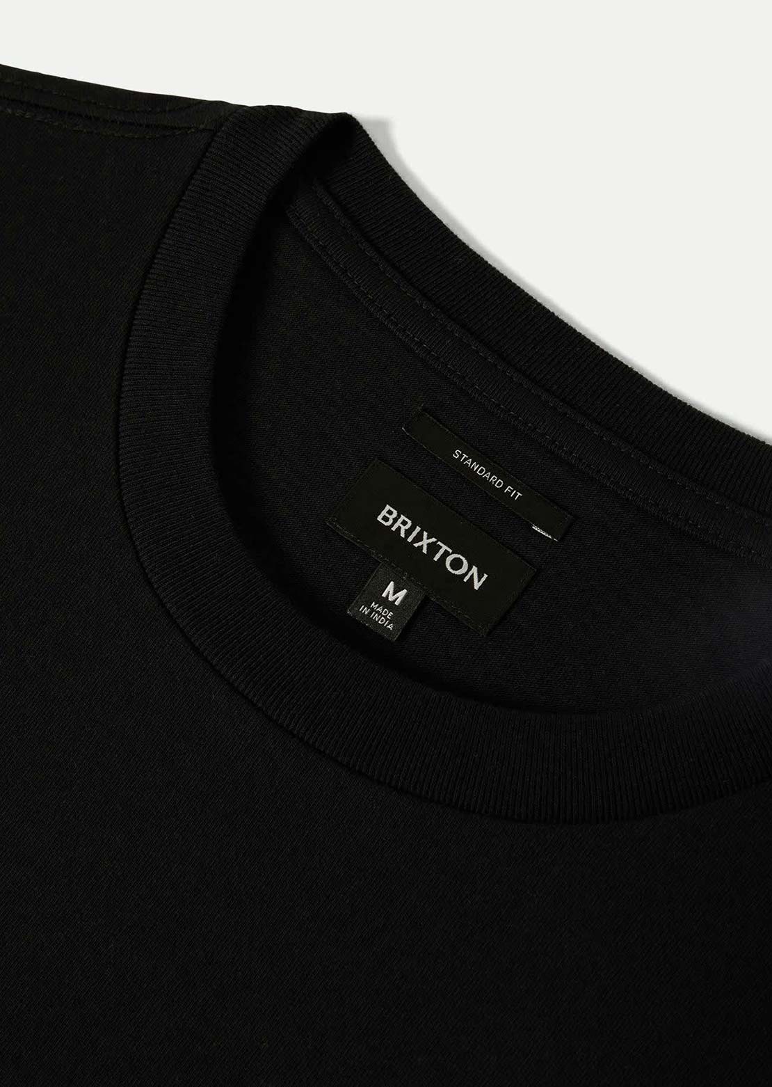Brixton Men's Global HW Boxy Pocket T-Shirt Black