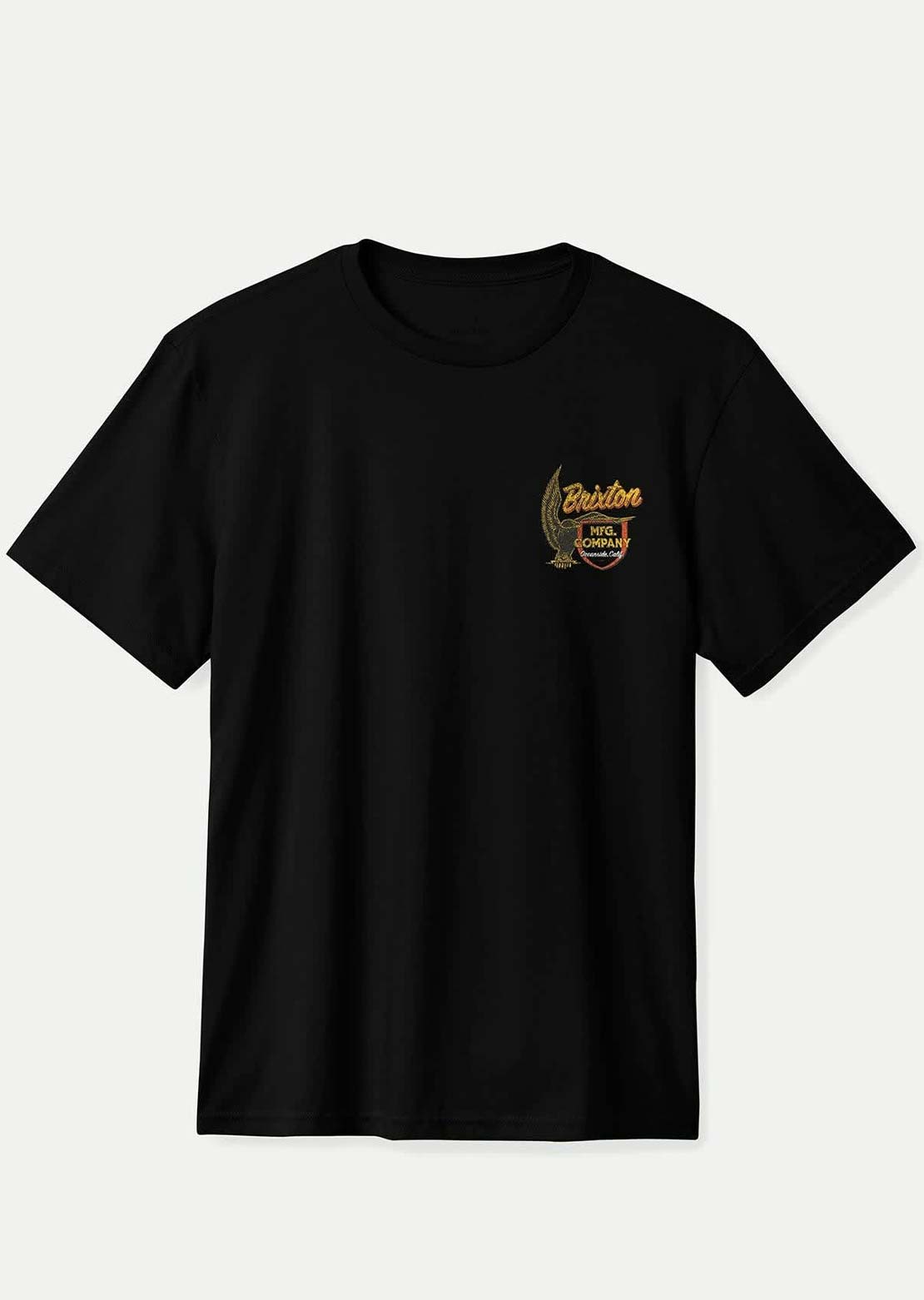 Brixton Men's Highline T-Shirt Black Worn Wash