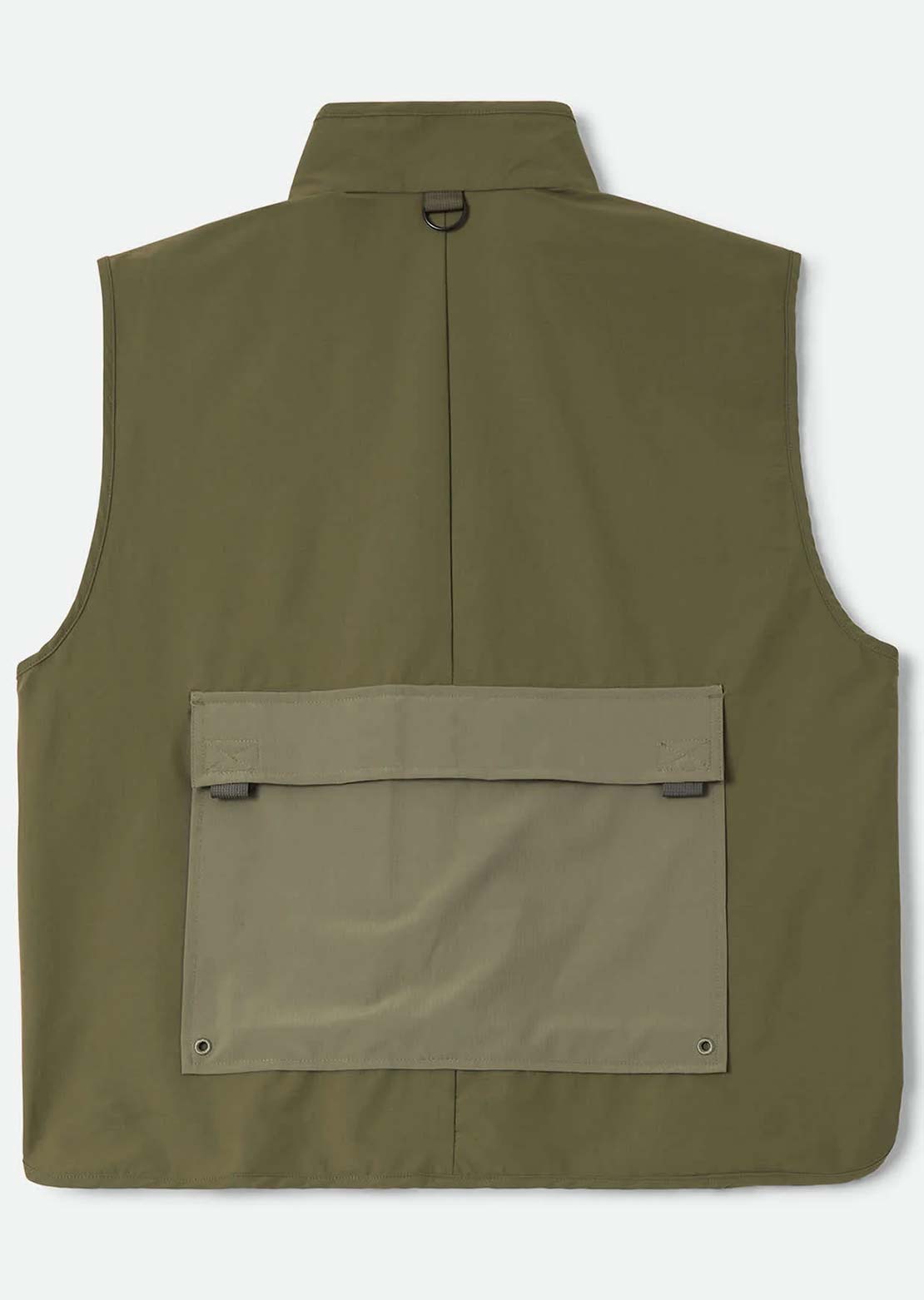 Brixton Men's Journey Utility Vest Dark Olive/Olive Surplus