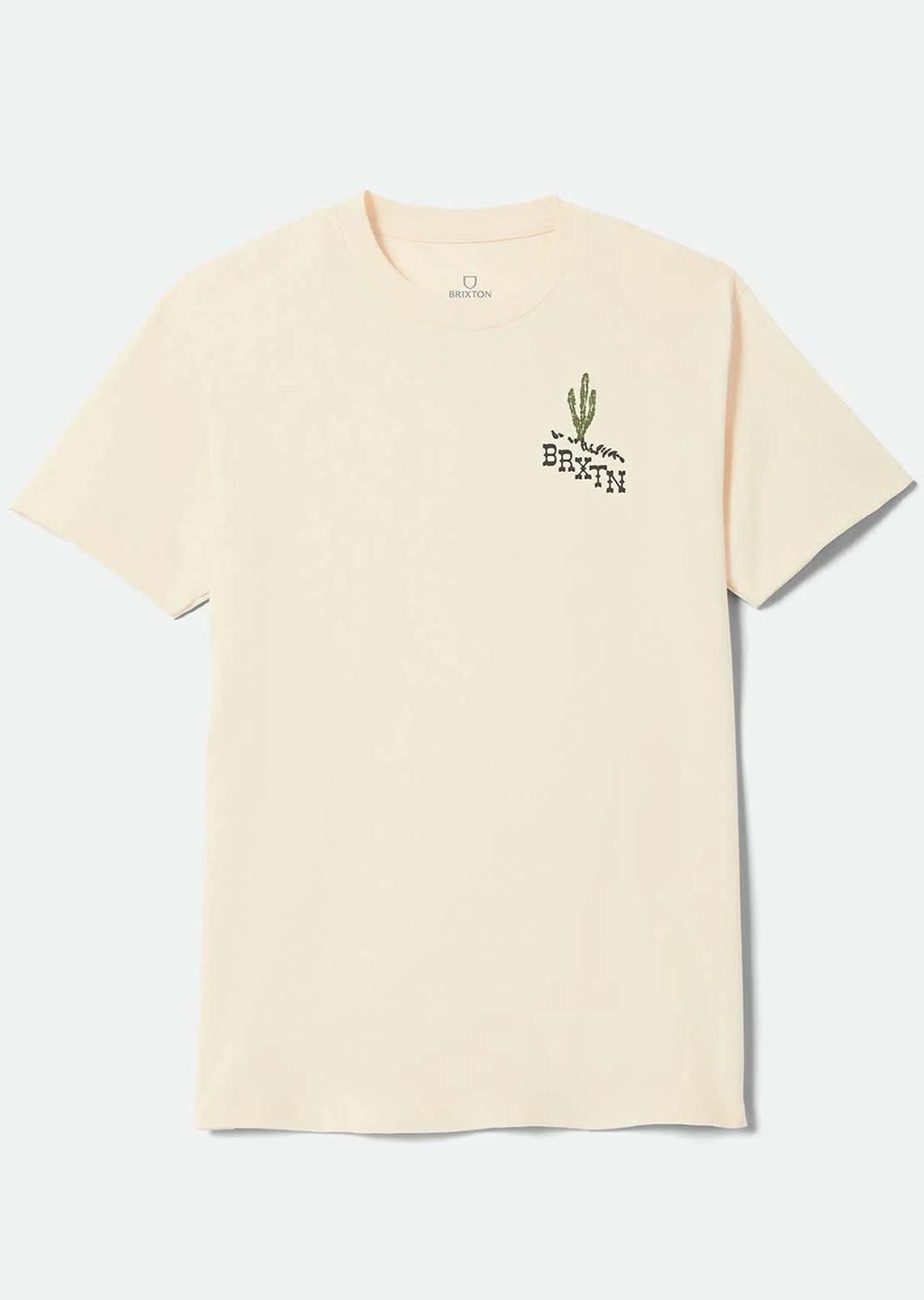 Brixton Men's Keslo Standard T-Shirt Cream