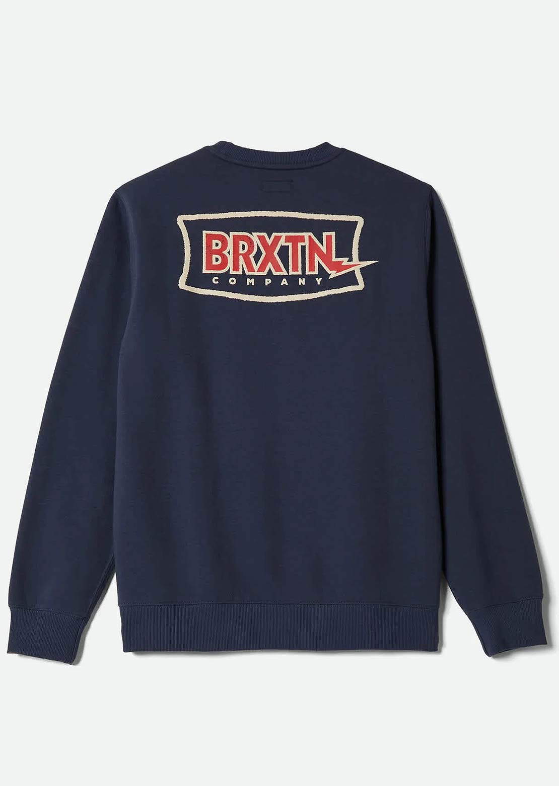 Brixton Men's Lightning Crewneck Sweater Mood Indigo