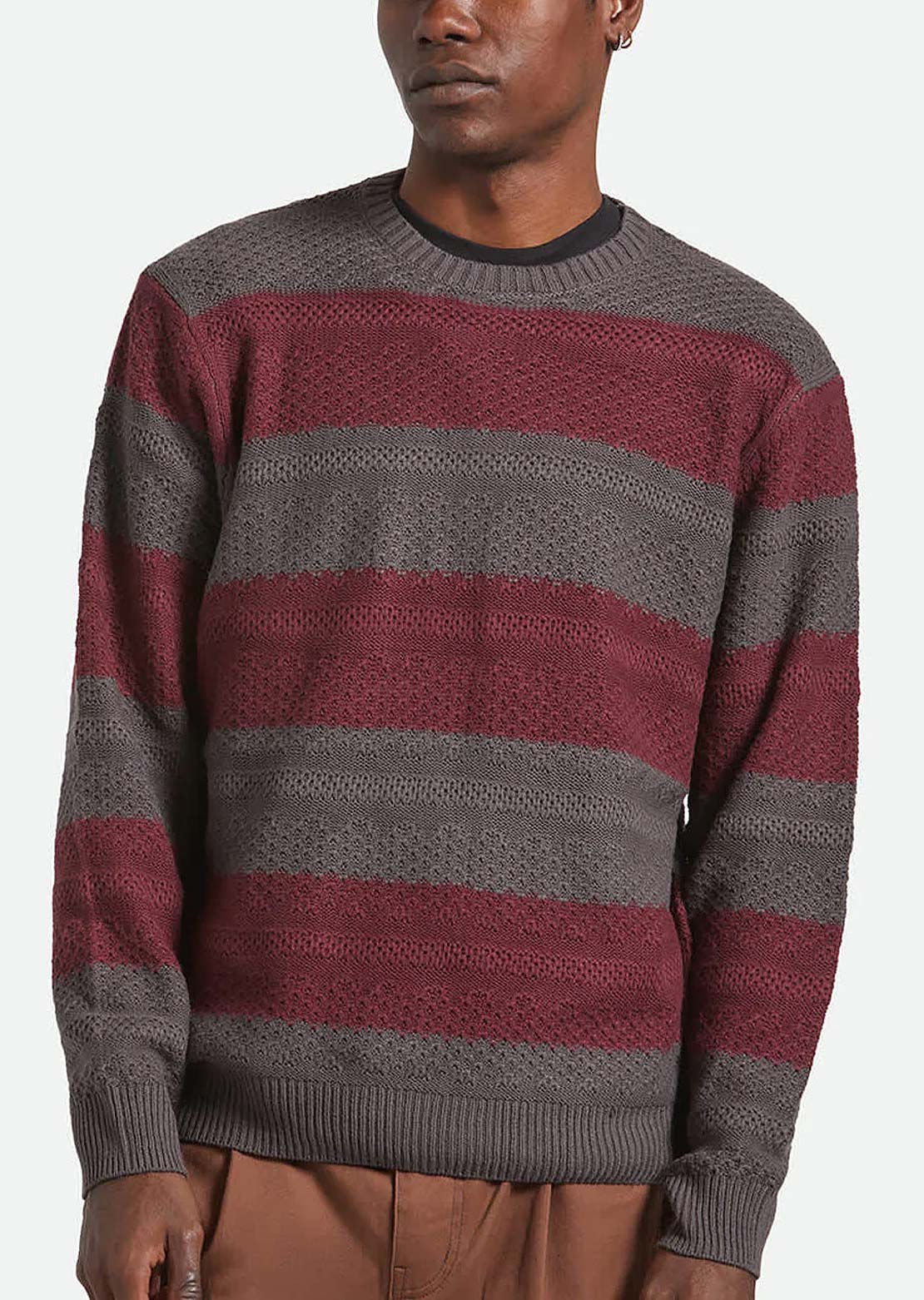 Brixton Men's Midnight Crew Sweater