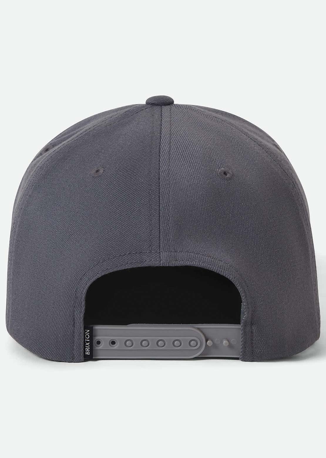 Brixton Men's Oath III Snapback Cap Future Grey