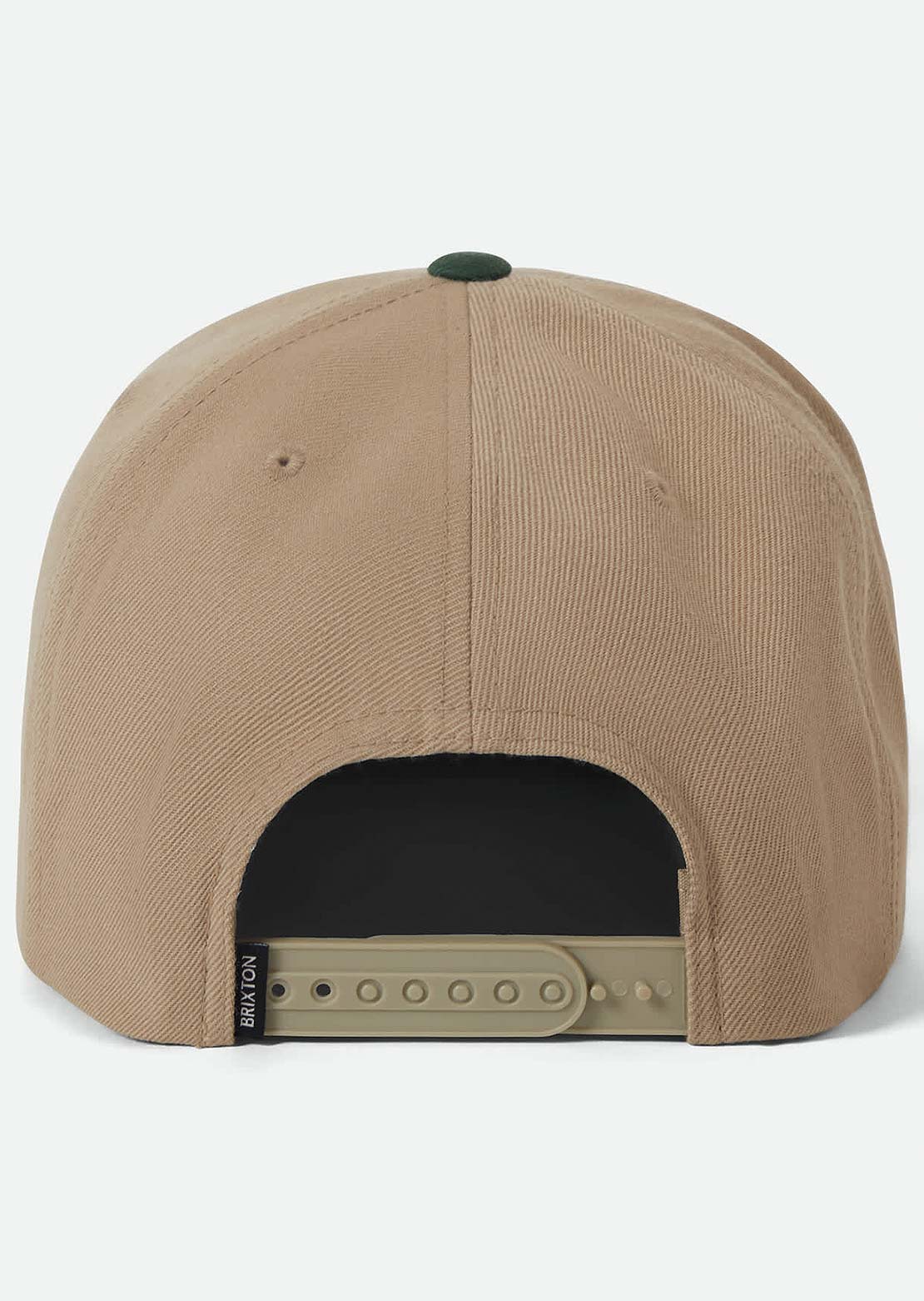 Brixton Men's Oath III Snapback Cap Khaki/Primal Green