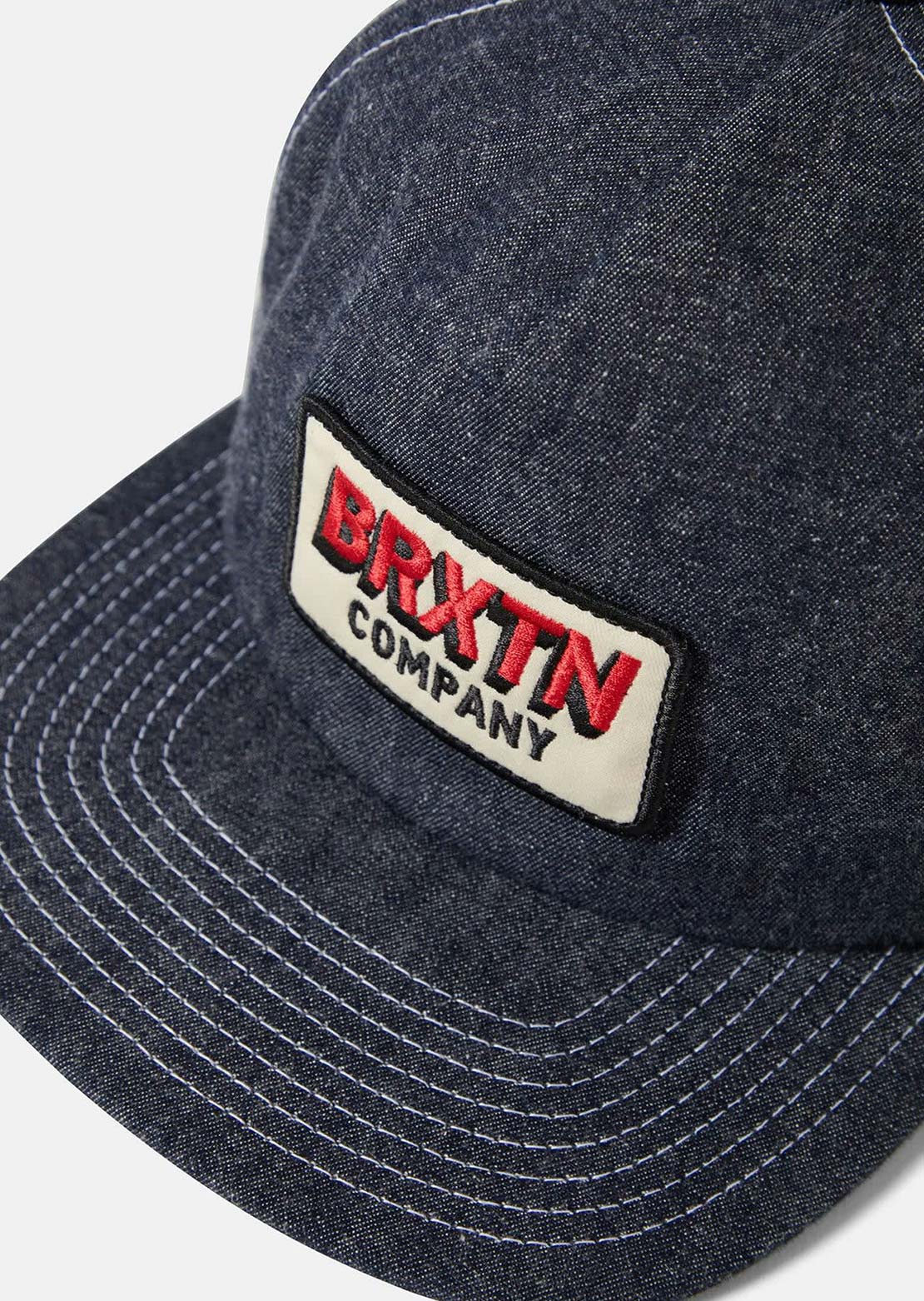 Brixton Men's Payment MP Snapback Cap Denim