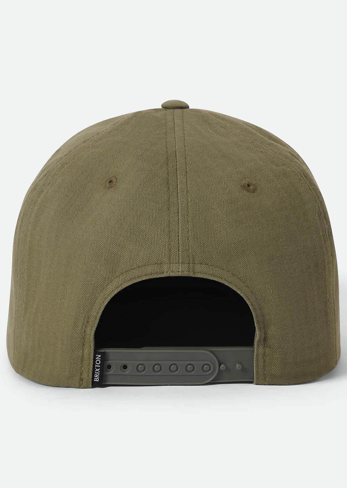 Brixton Men's Pinnacle MP Snapback Cap Washed Olive/Black