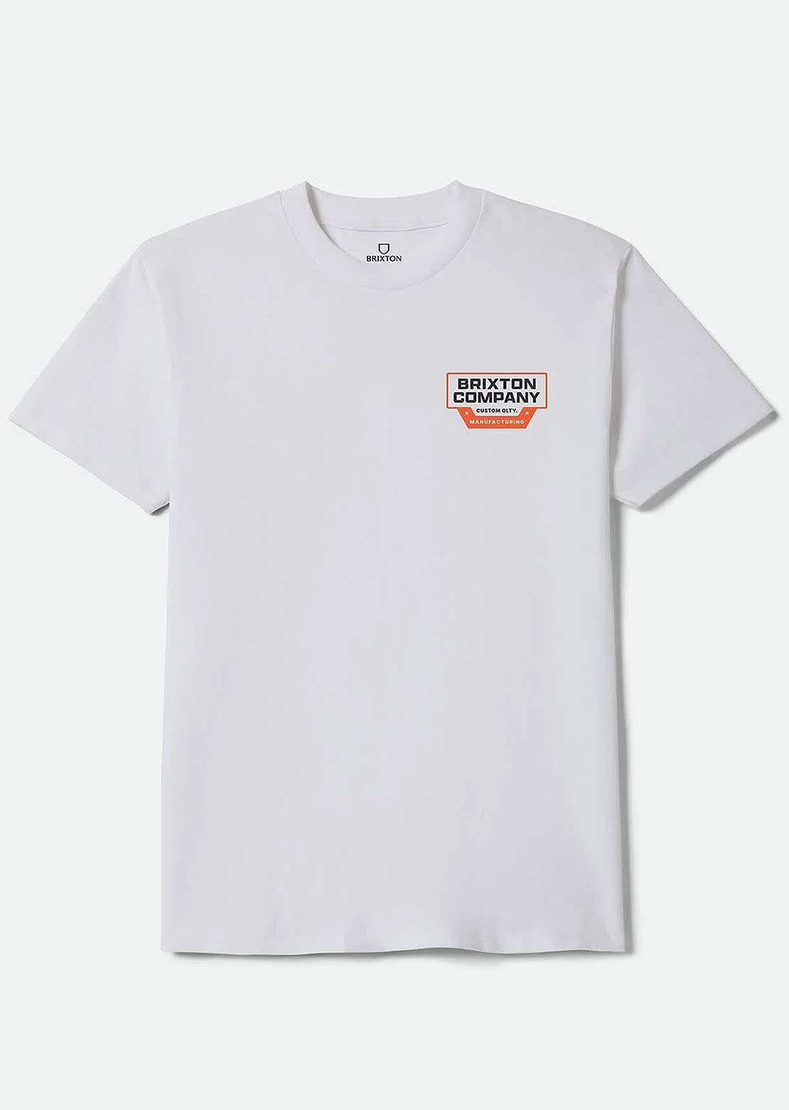 Brixton Men's Reeves Standard T-Shirt White