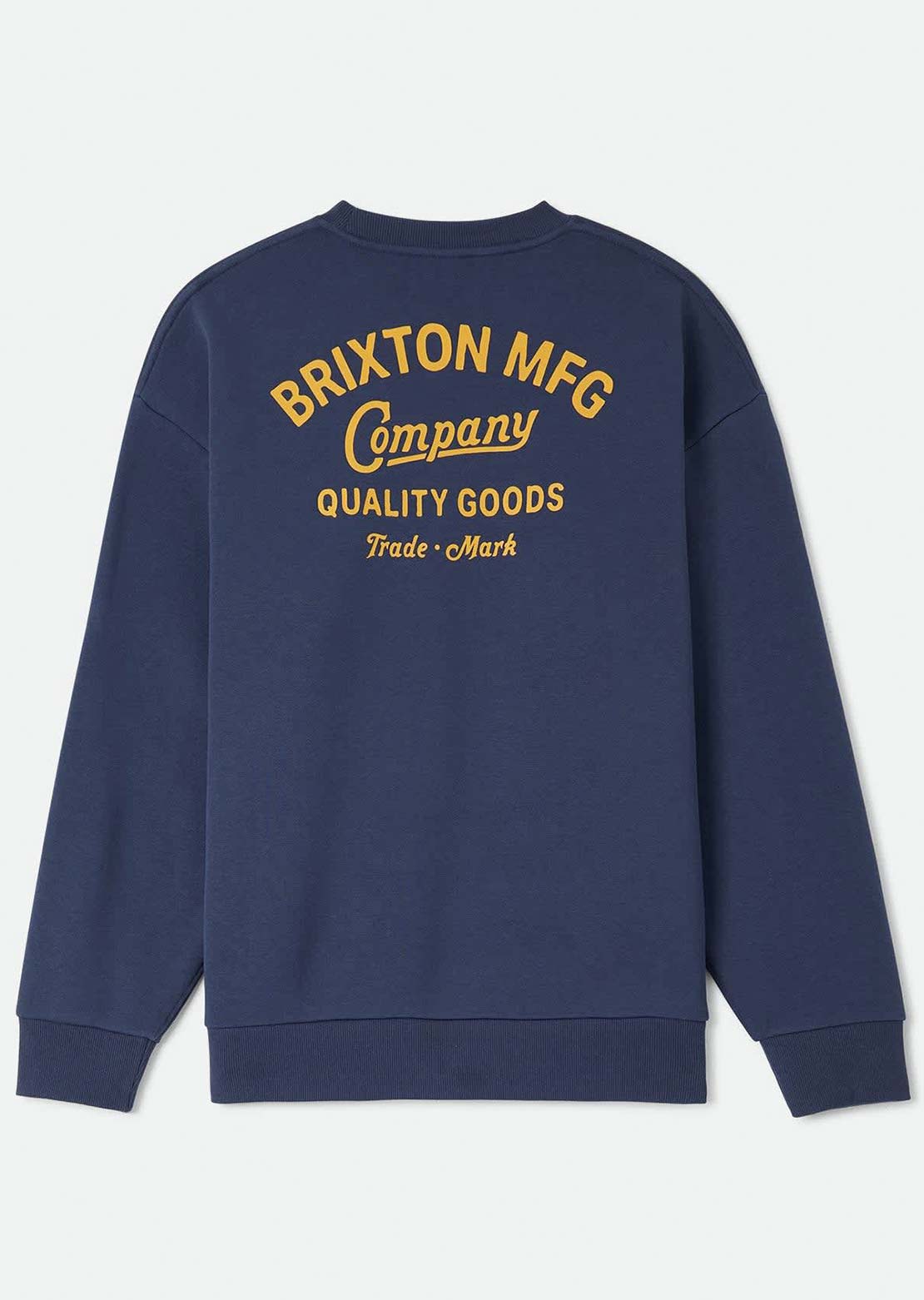 Brixton Men's Straton Crewneck Sweatshirt Washed Navy