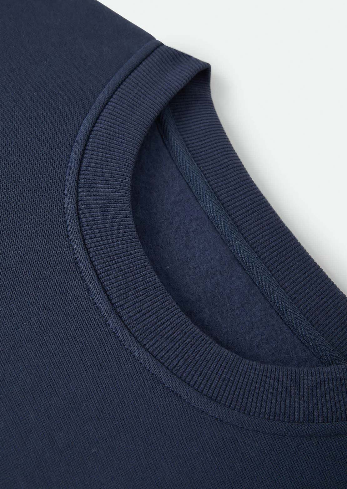 Brixton Men's Straton Crewneck Sweatshirt Washed Navy