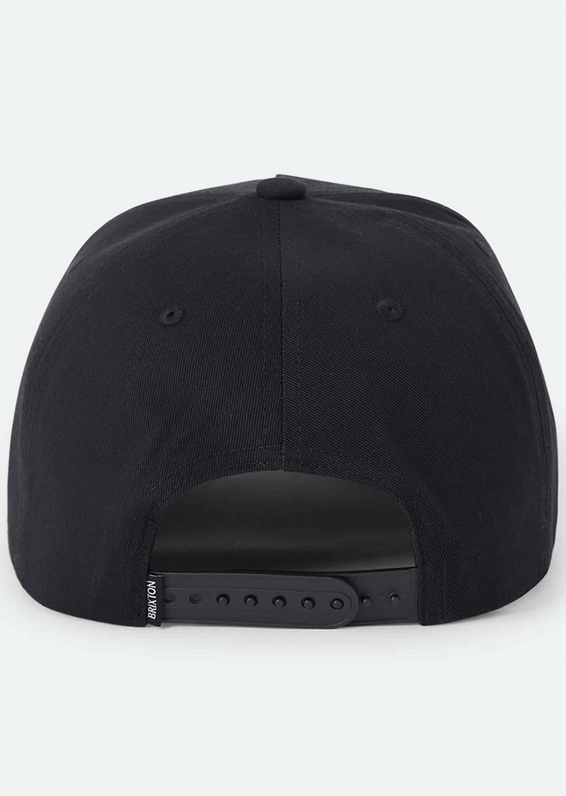 Brixton Men's Stratton Snapback Cap Black
