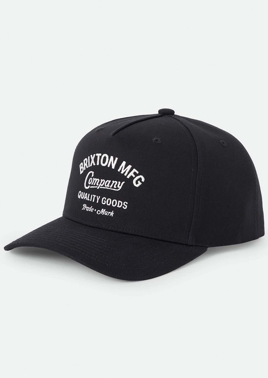 Brixton Men's Stratton Snapback Cap Black