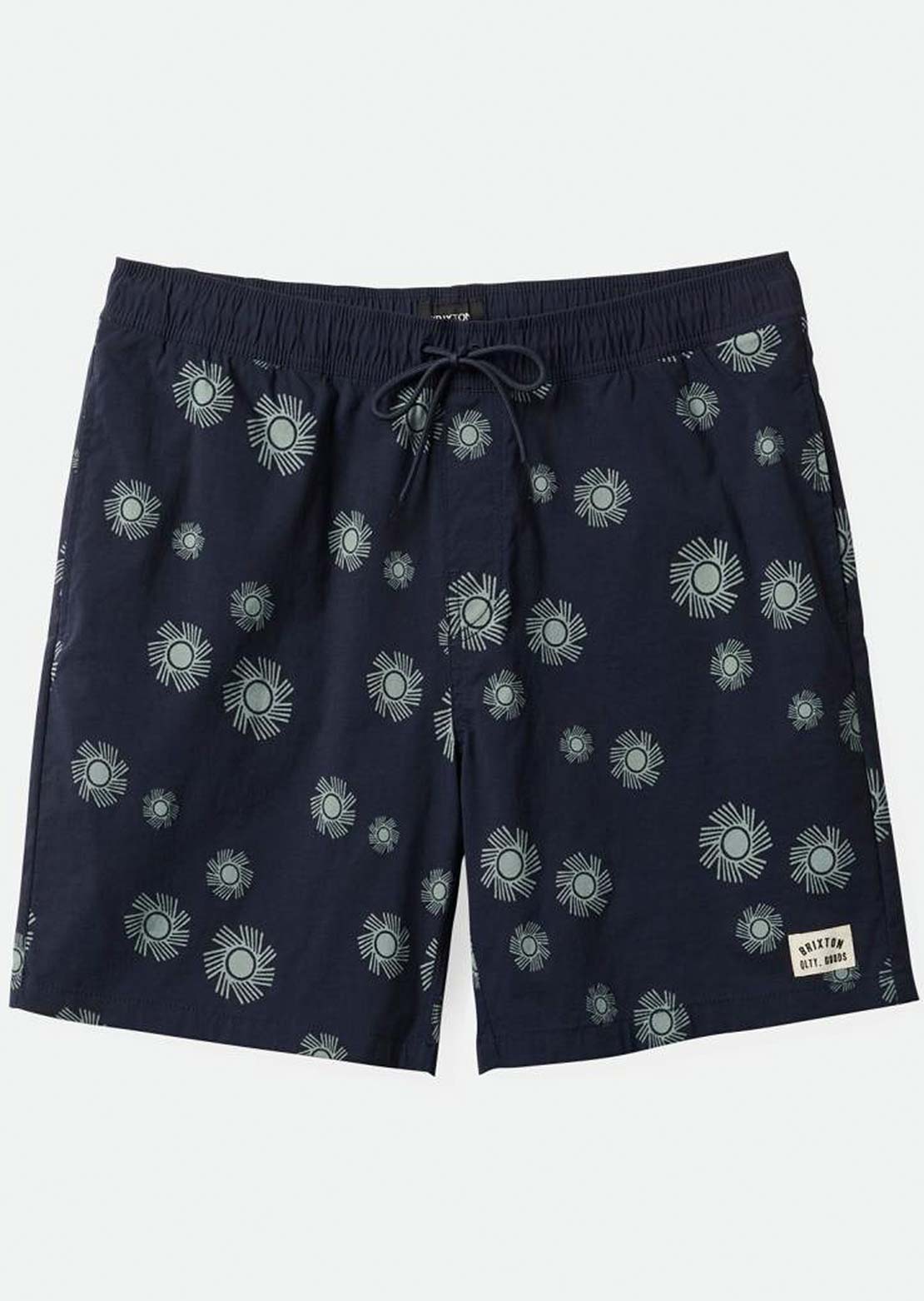 Brixton Men's Voyage 18" Shorts Washed Navy Sol