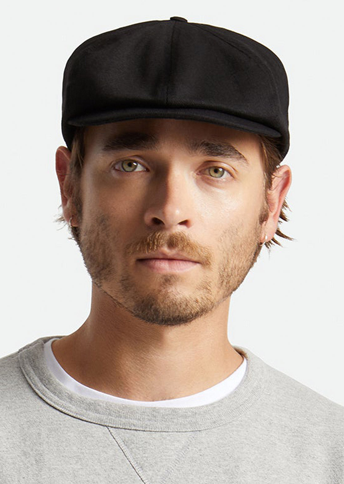 Brixton Unisex Brood Snapback Cap Black