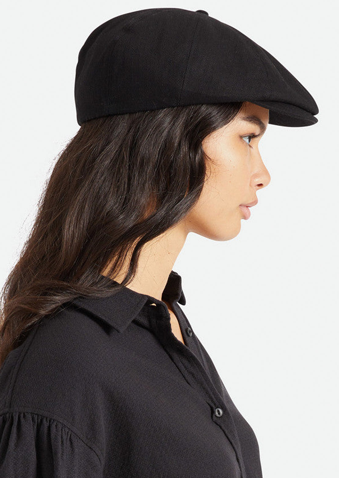 Brixton Unisex Brood Snapback Cap Black